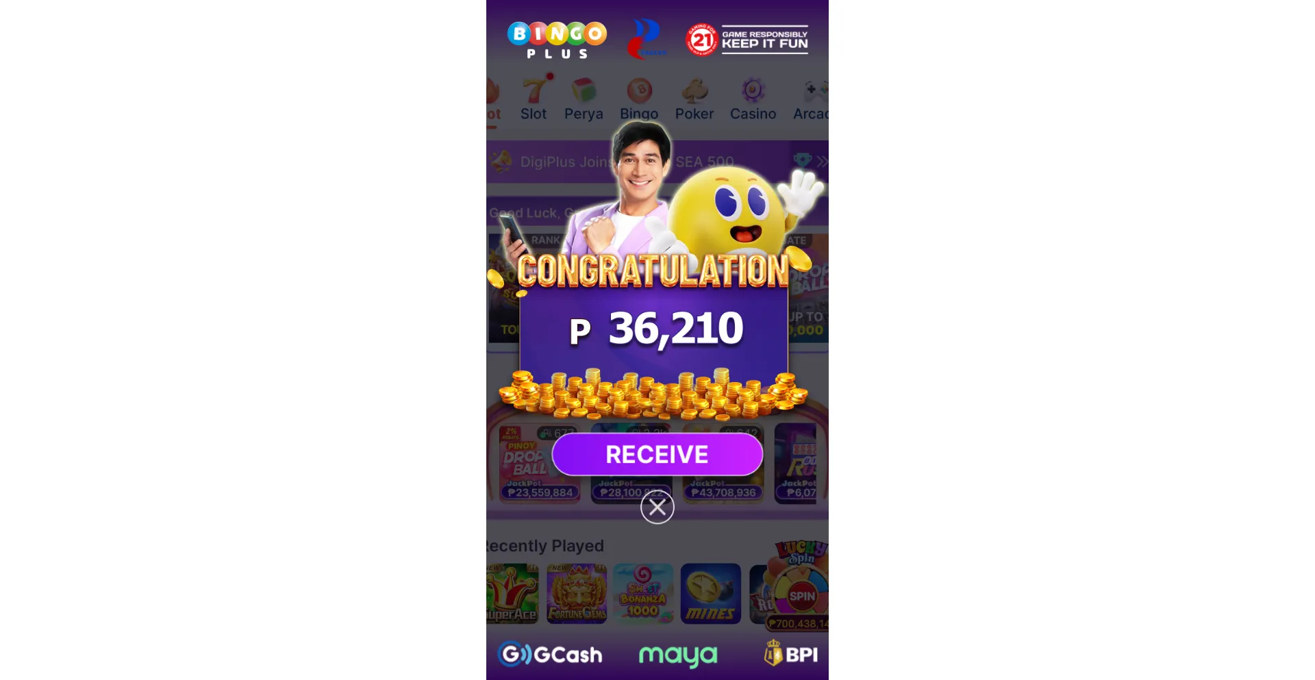 Website screenshot of Bingoplus-games.mom