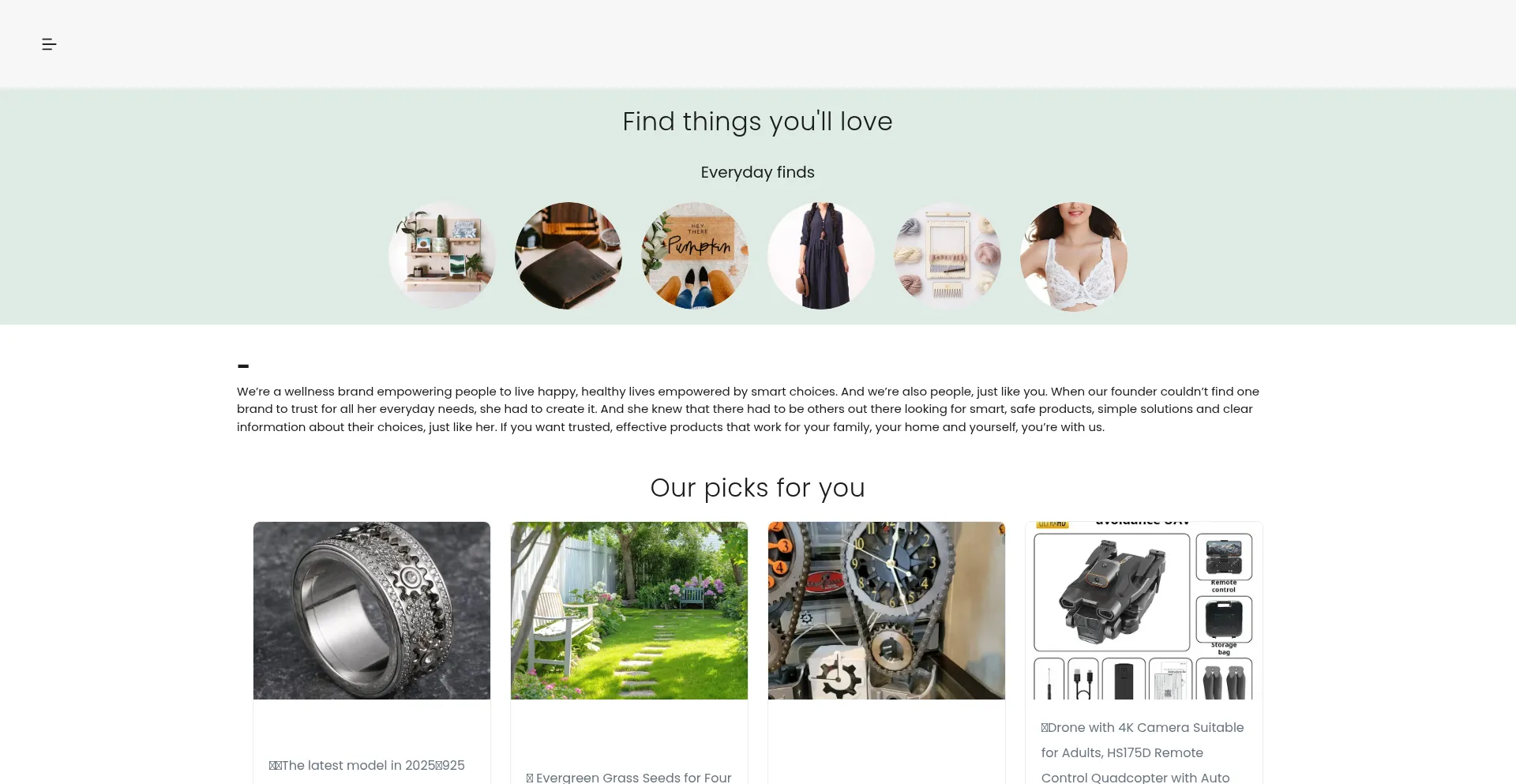 Website screenshot of Binonus.com