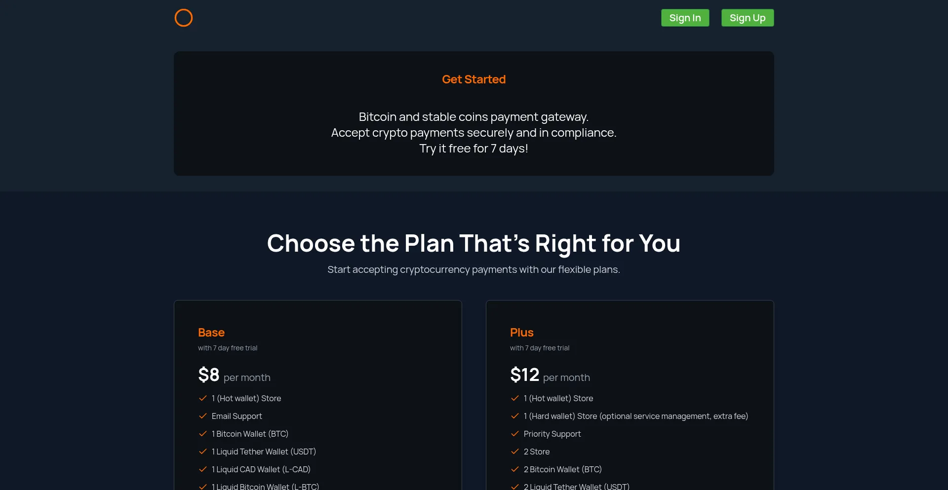 Website screenshot of Bitcoin-tx.com