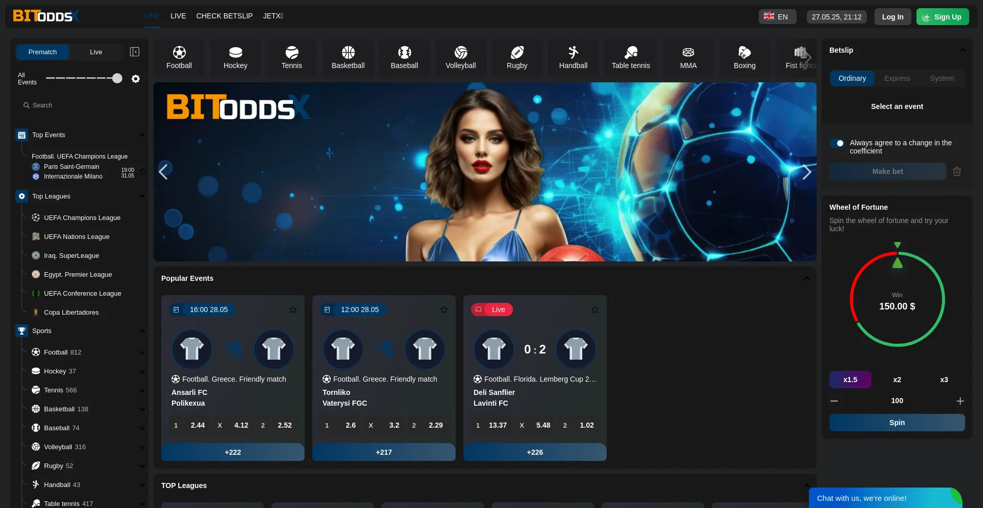 Website screenshot of Bitoddsx.com