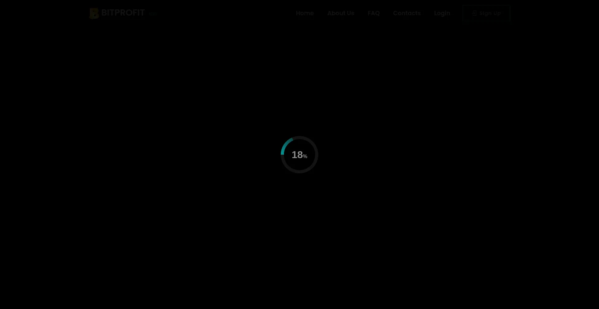 Website screenshot of Bitprofitico.com