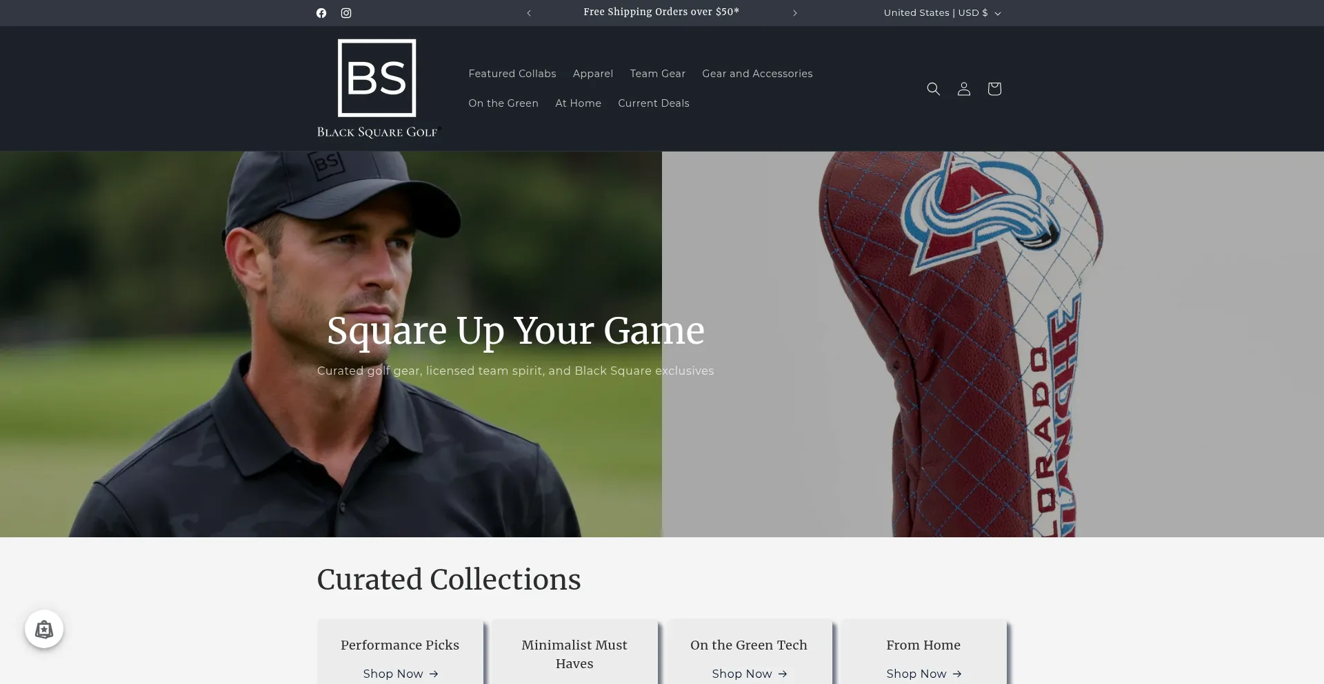 Blacksquaregolf.com