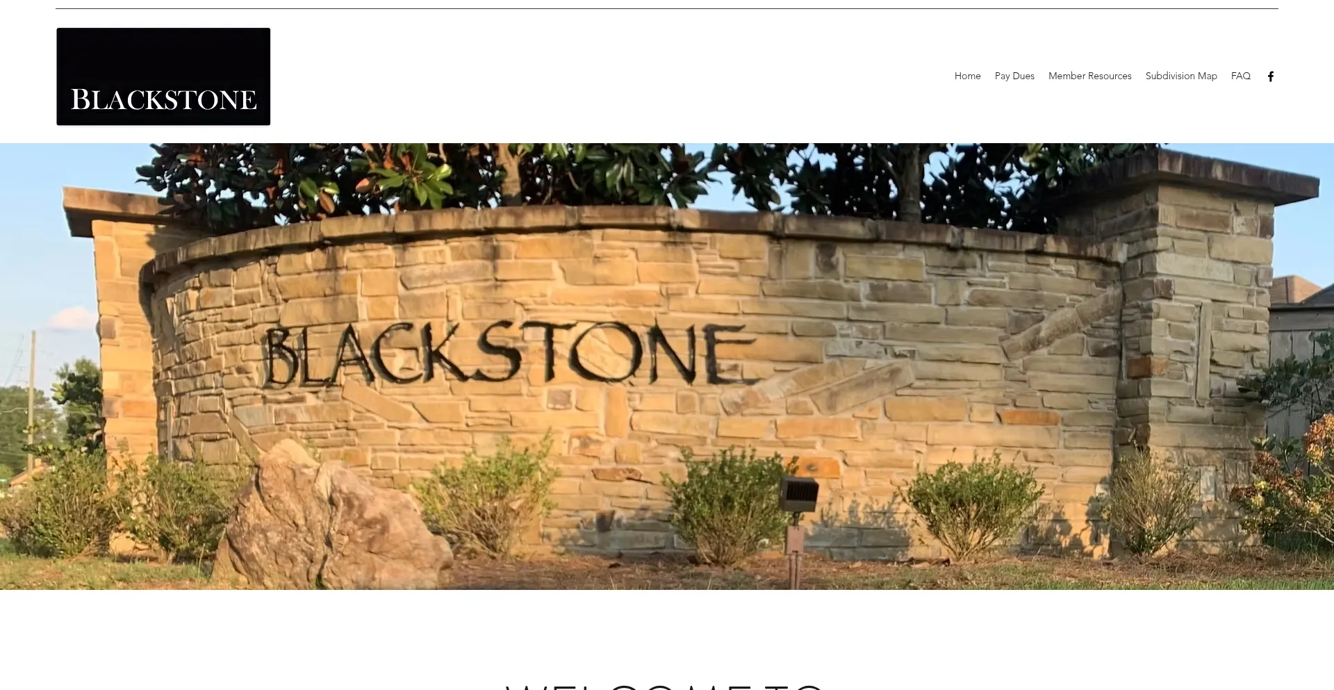 Website screenshot of Blackstonecommunity.com