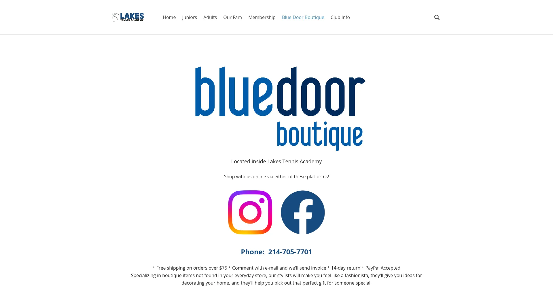 Bluedoorboutique.com