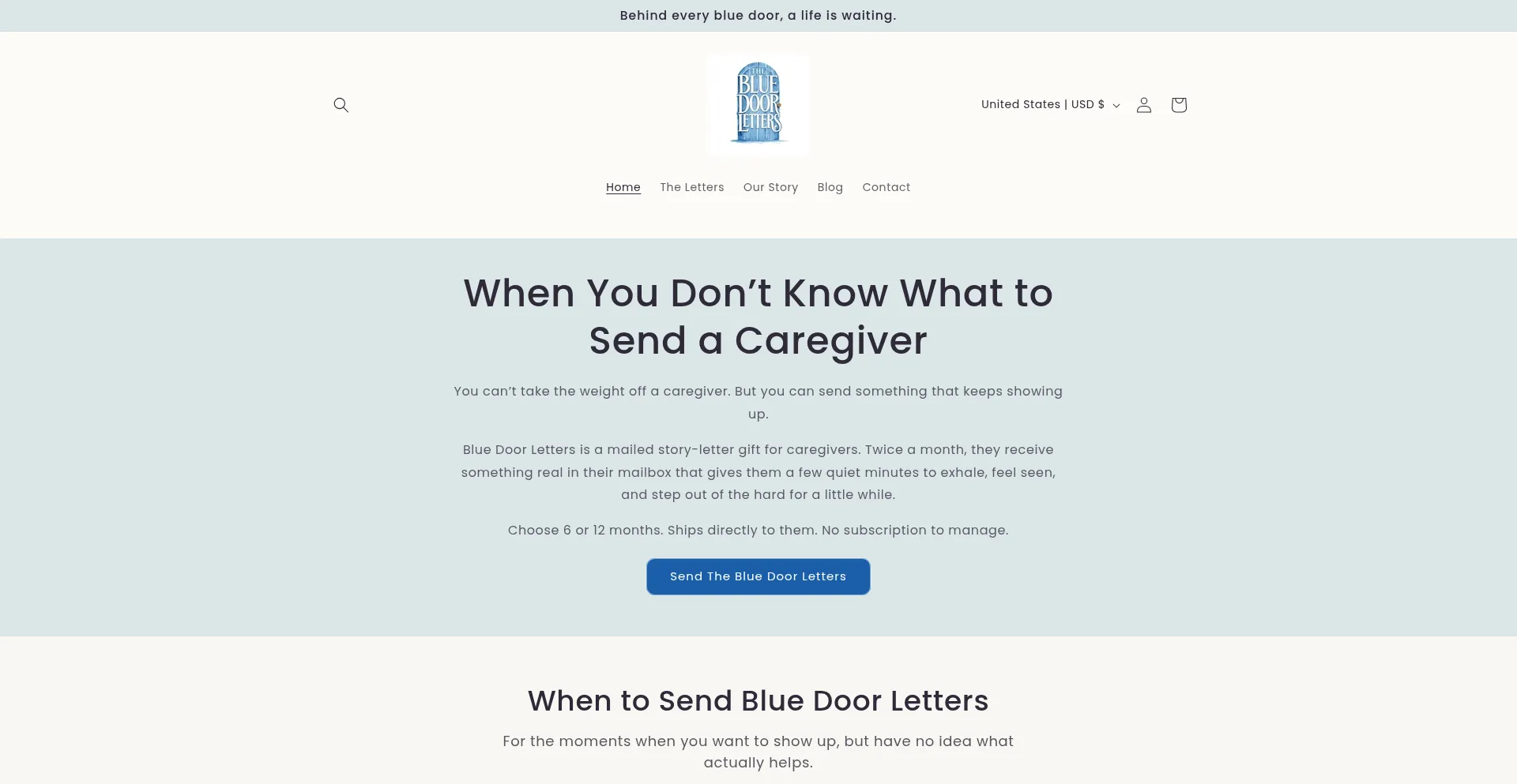 Bluedoorletters.com