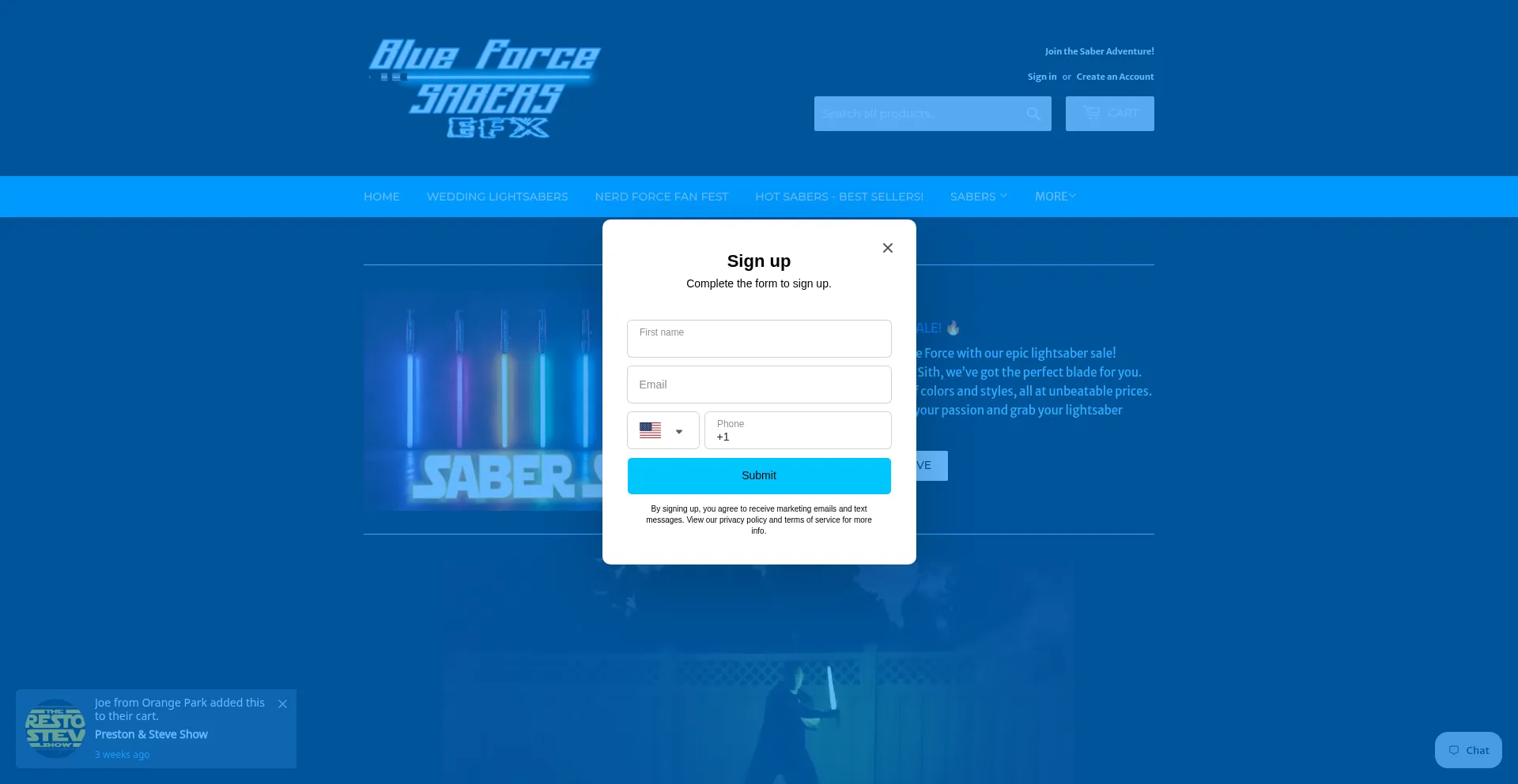Blueforcesabersefx.com