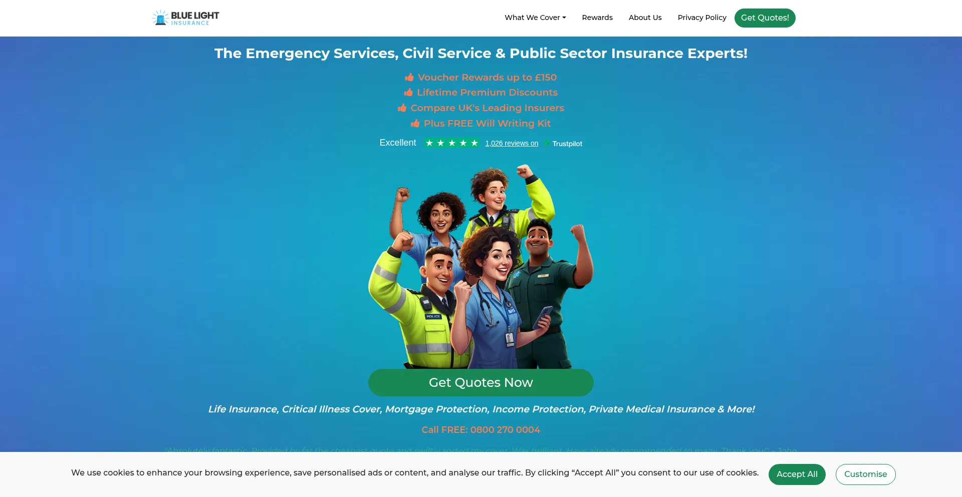 Bluelightinsurance.co.uk