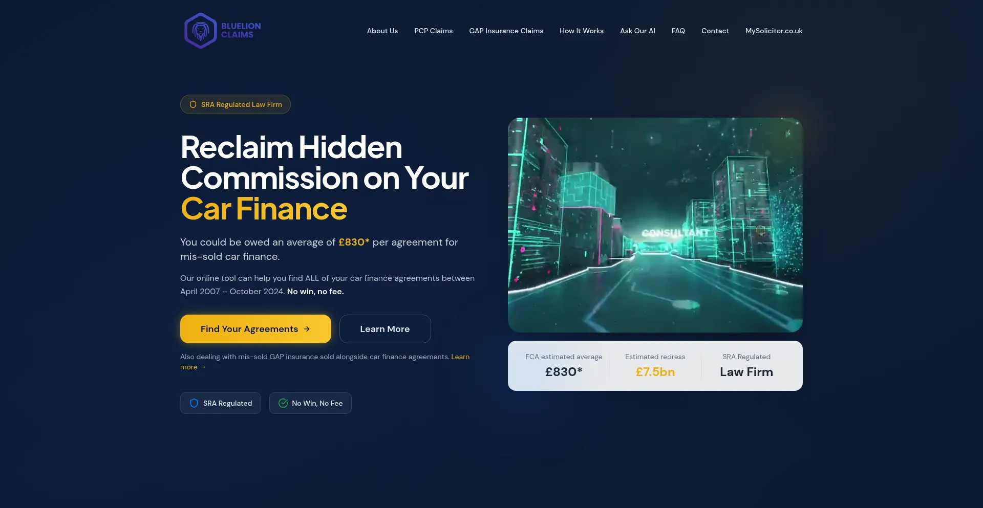 Bluelionclaims.co.uk