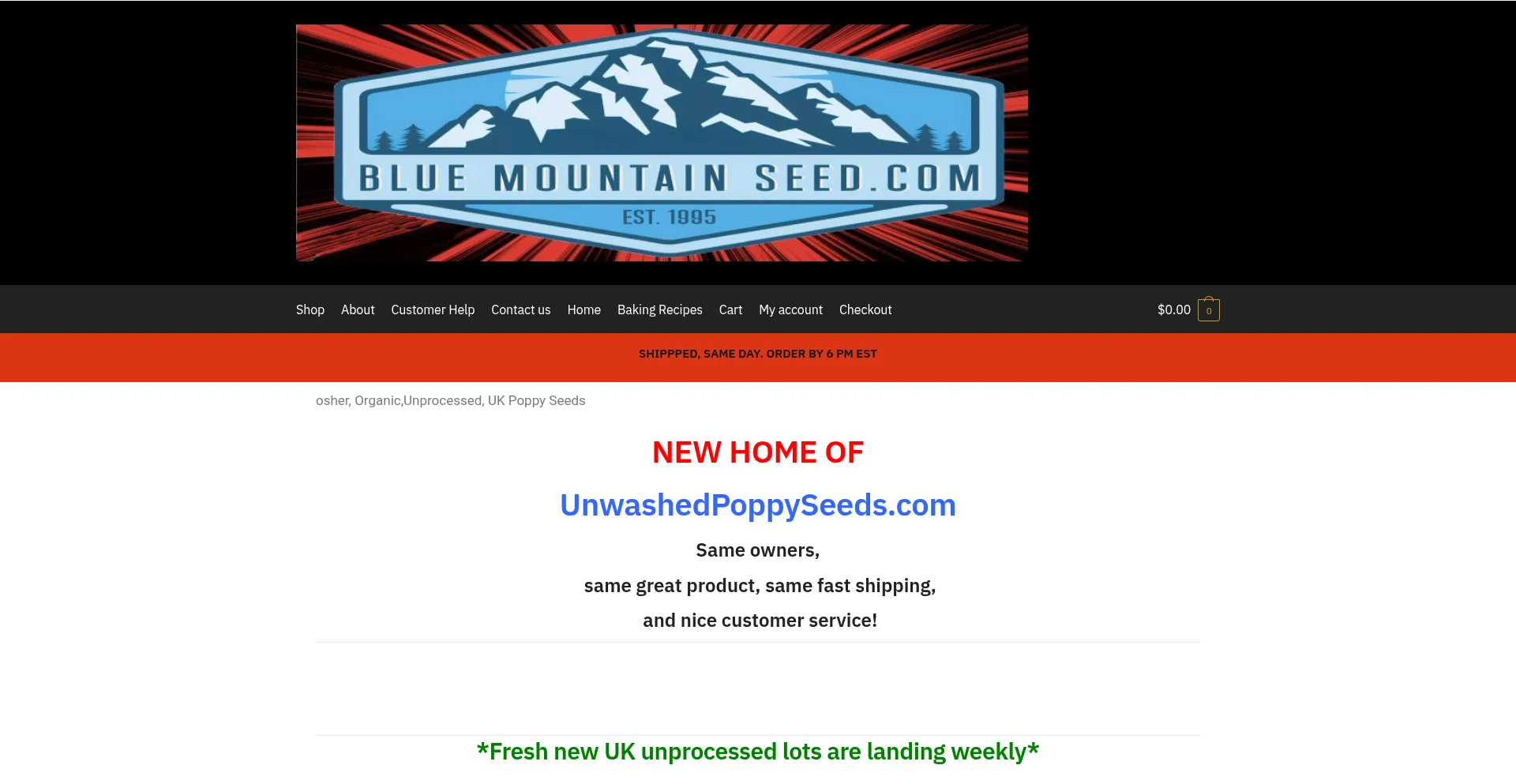 Bluemountainseed.com