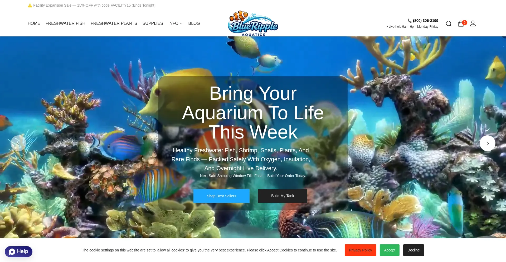 Bluerippleaquatics.com