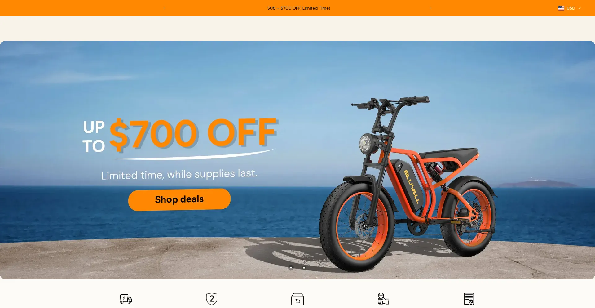 Website screenshot of Bluvall.com
