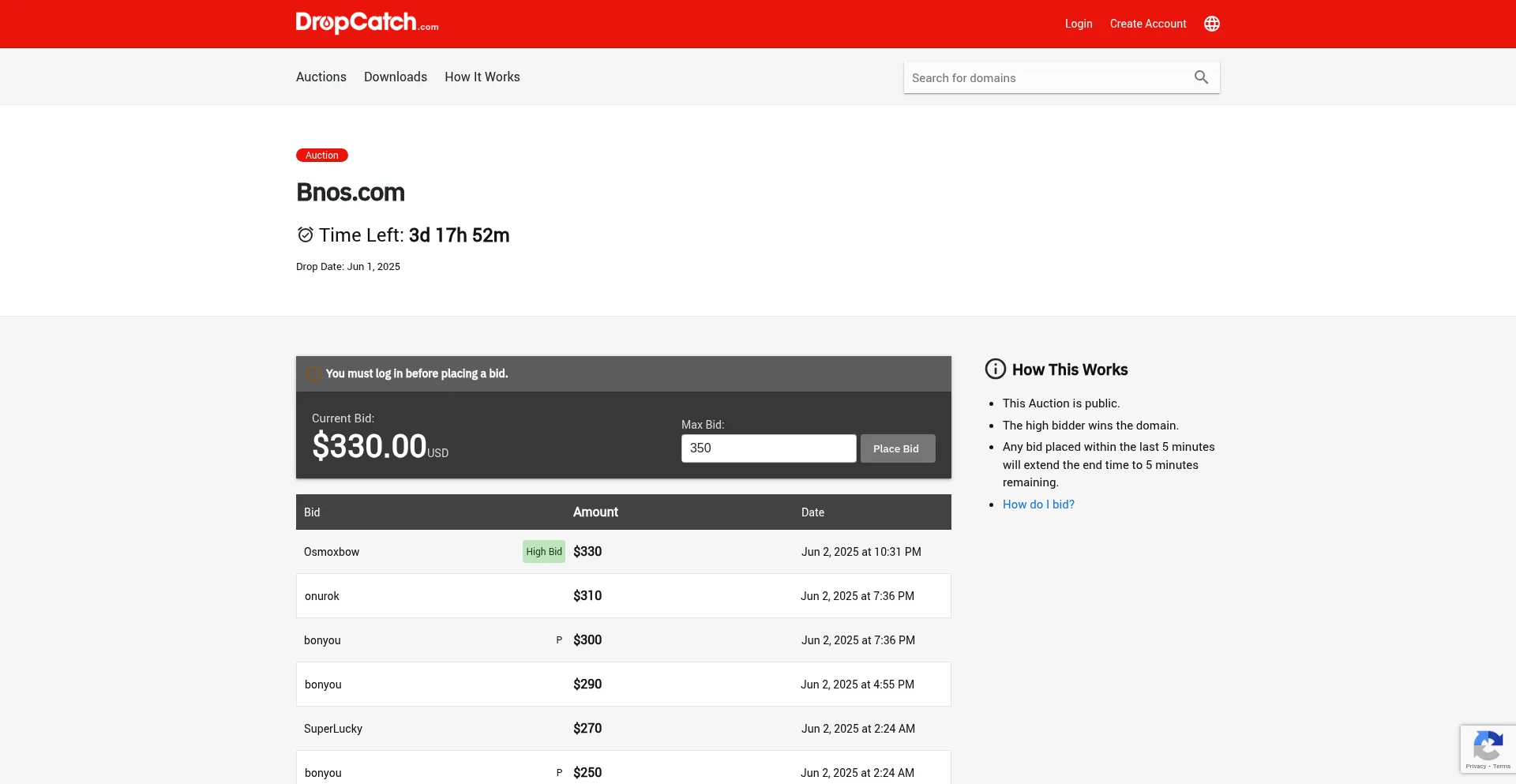 Website screenshot of Bnos.com