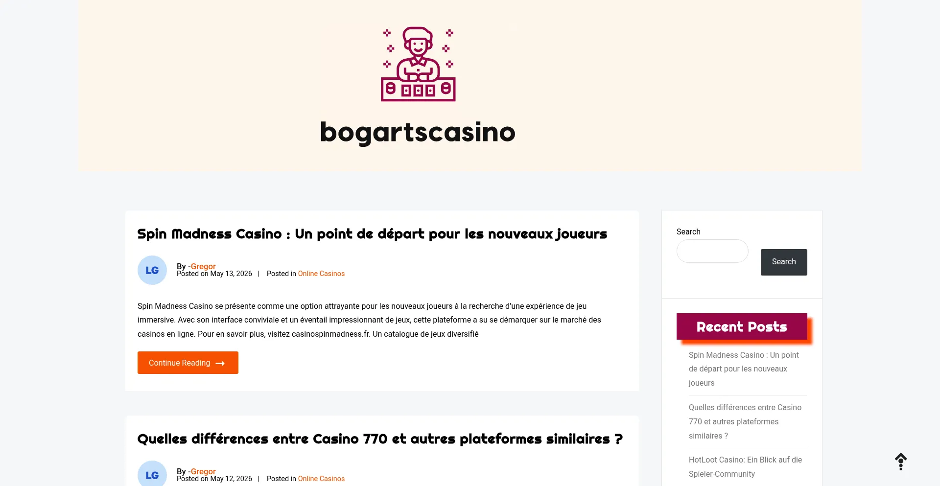 Bogartscasino.com