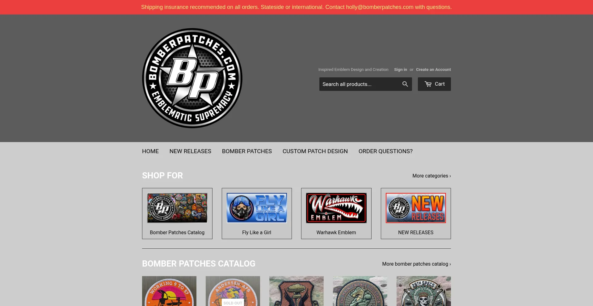 Bomberpatches.com