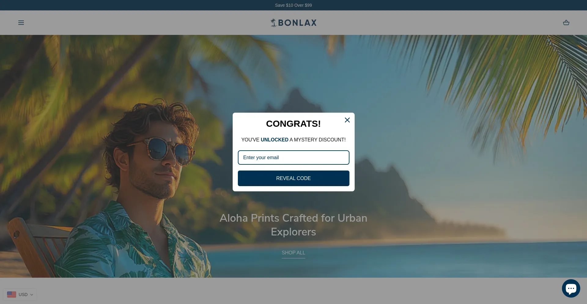 Website screenshot of Bonlax.com