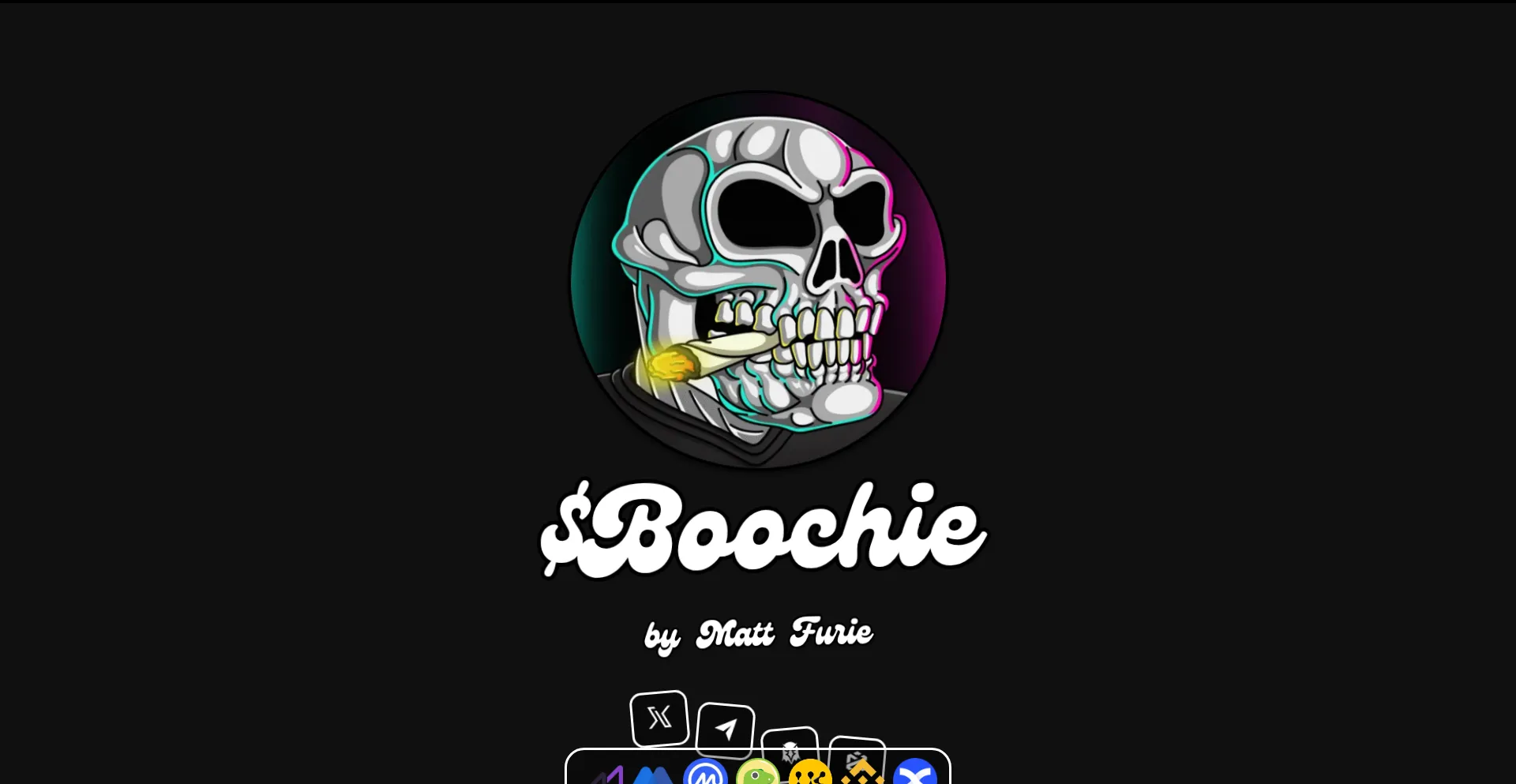 Website screenshot of Boochie.net