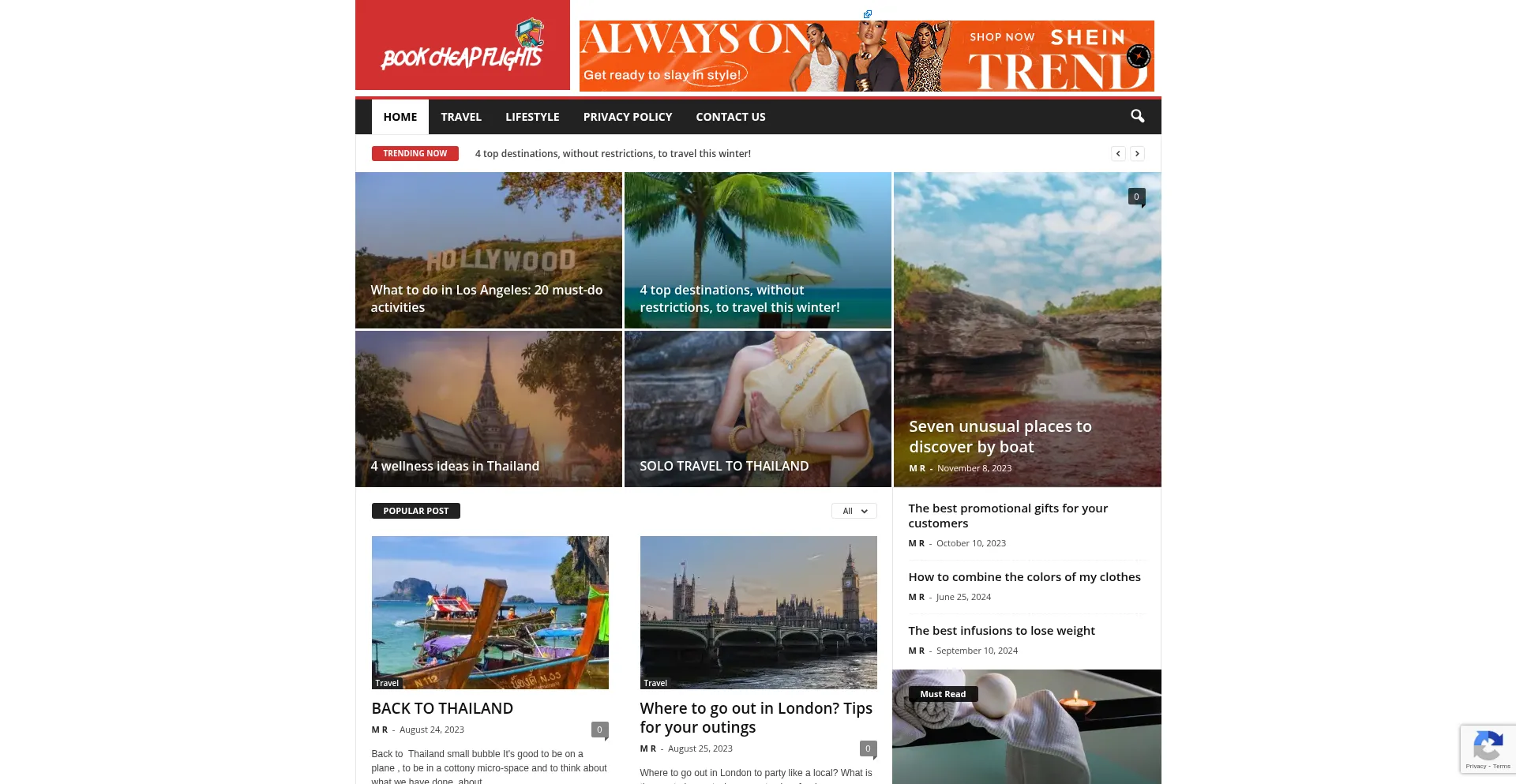 Website screenshot of Bookcheapflights.net