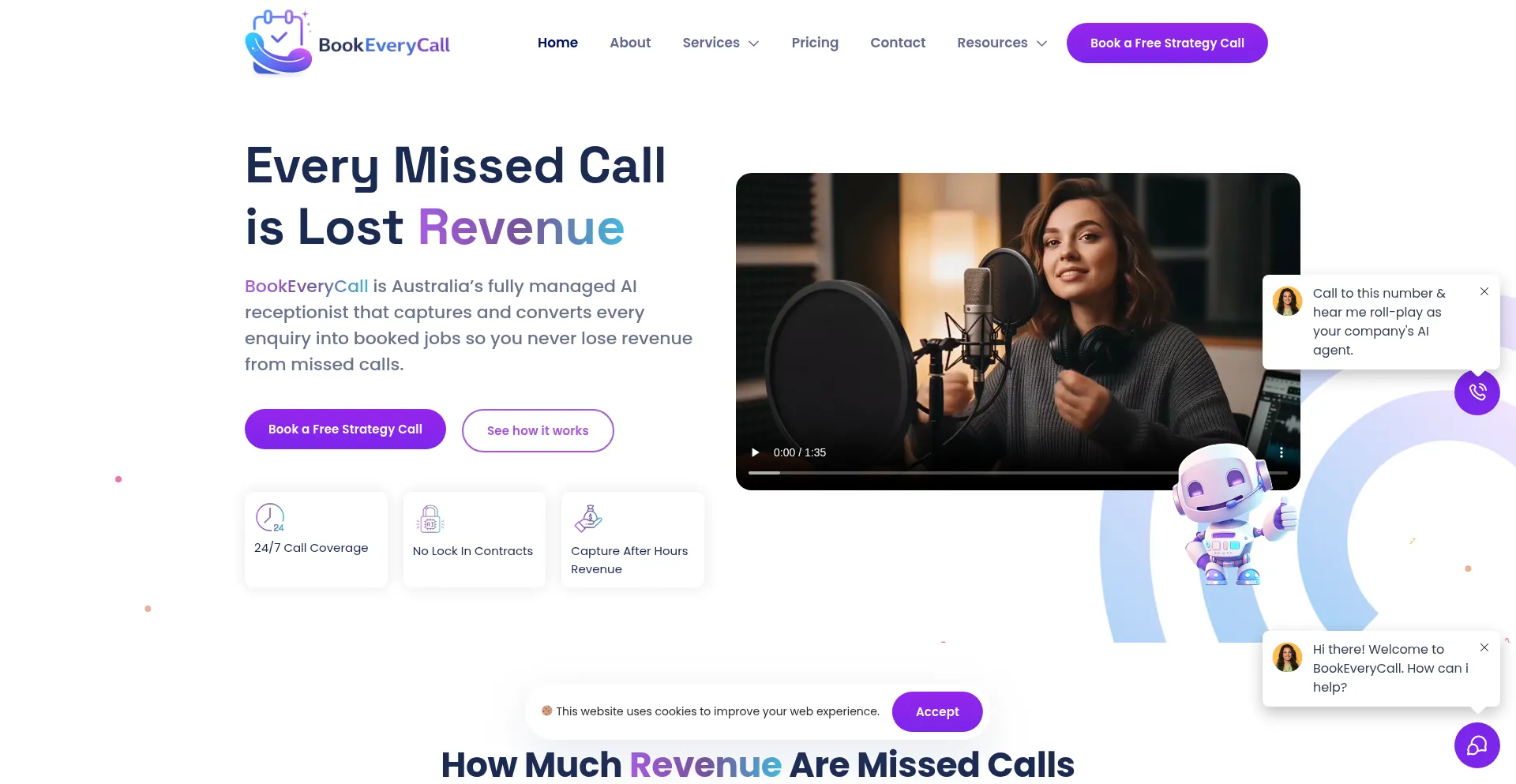 Bookeverycall.com