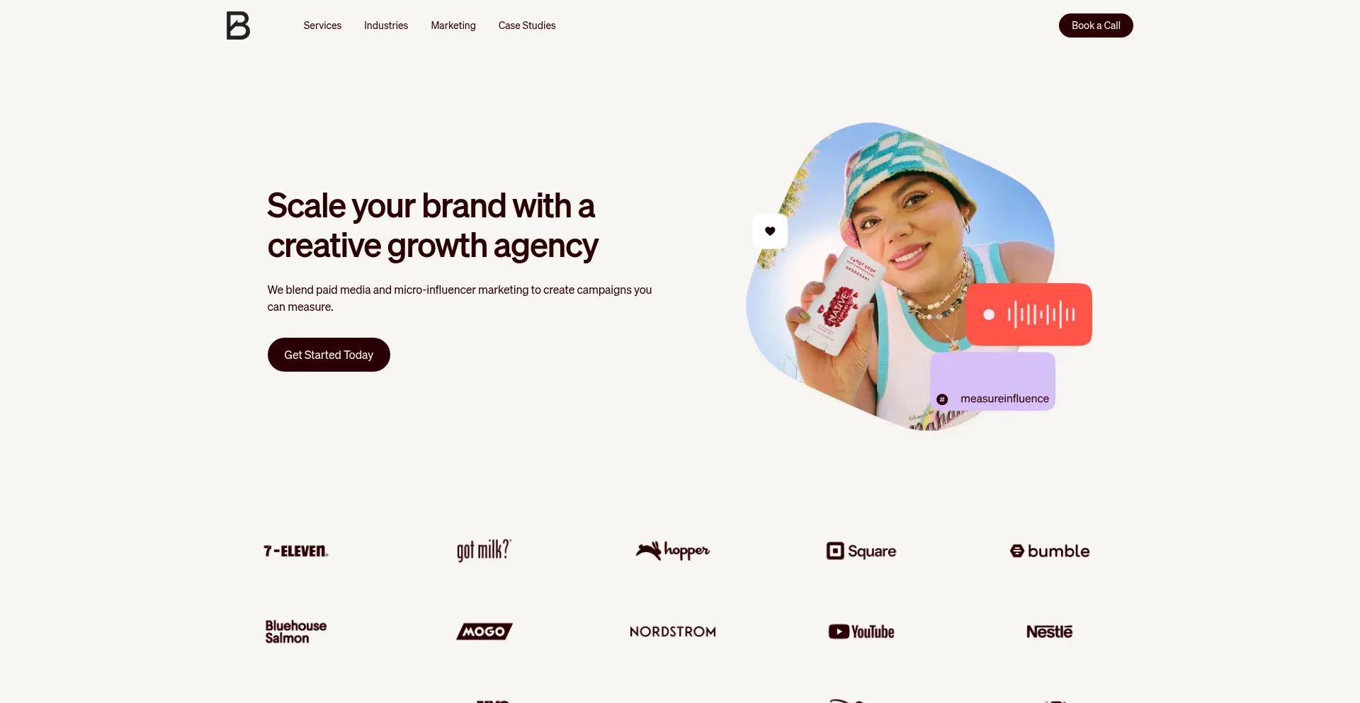 Website screenshot of Booseen.com