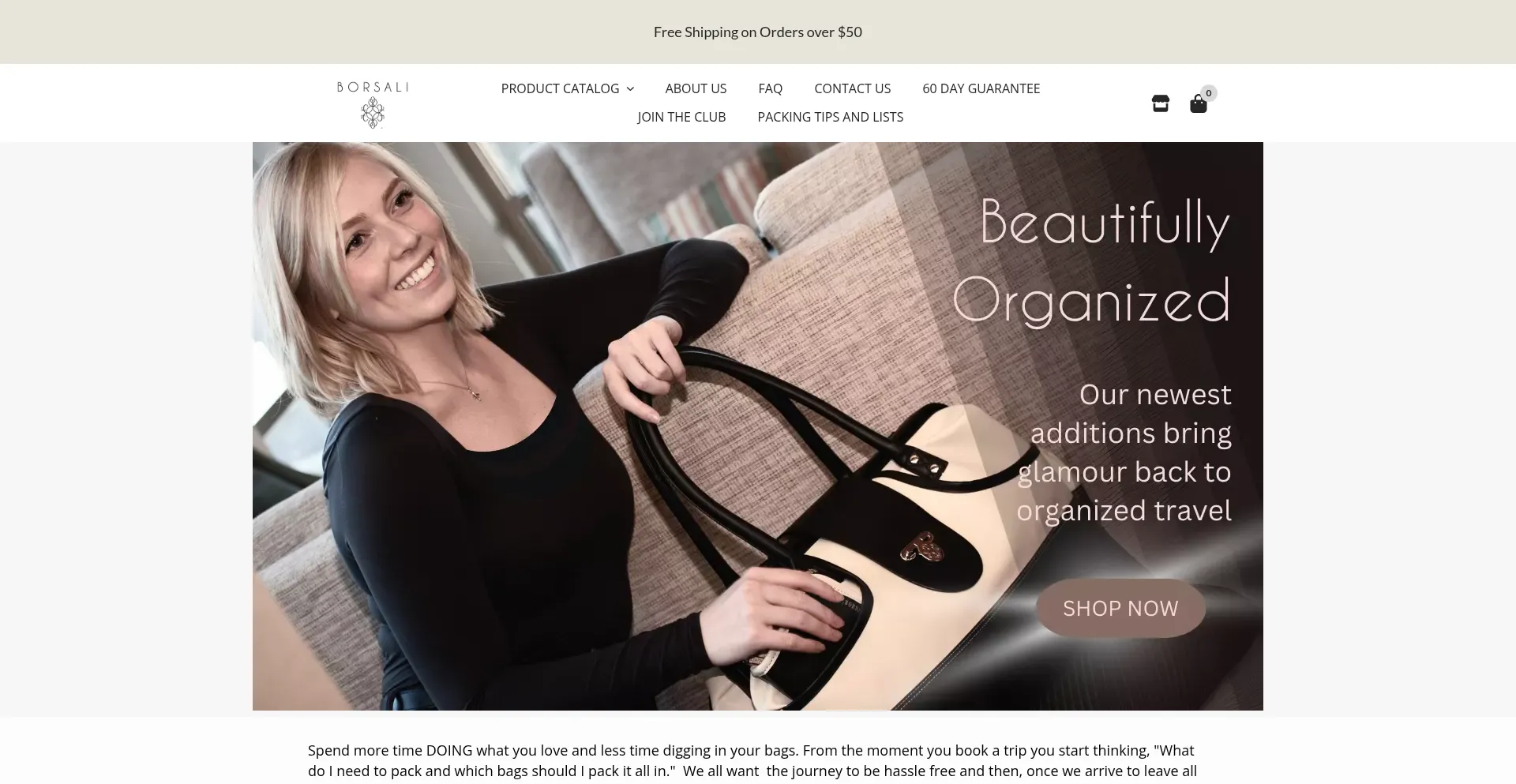 Website screenshot of Borsali.com