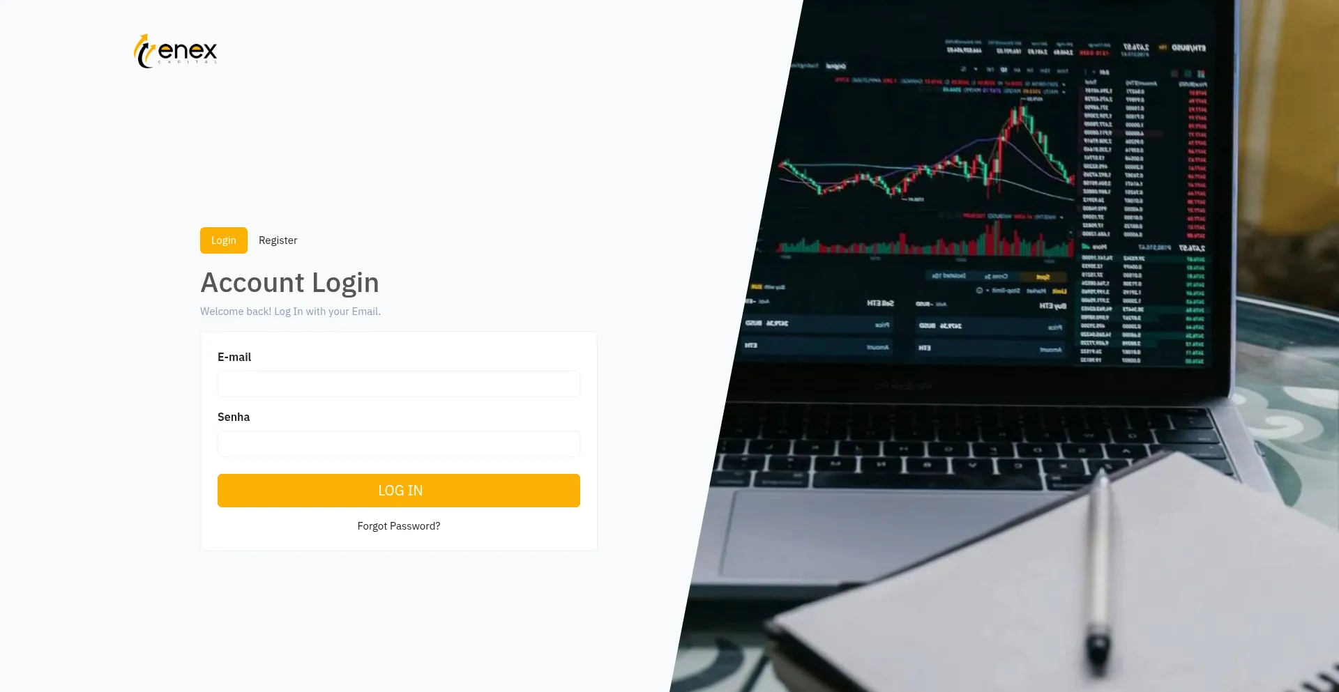 Website screenshot of Bot.exapptrade.com