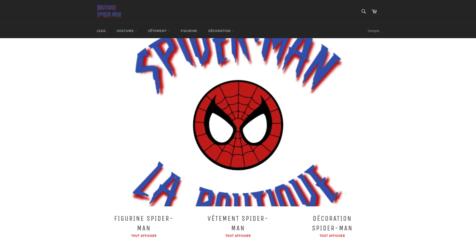 Boutique-spider-man.fr
