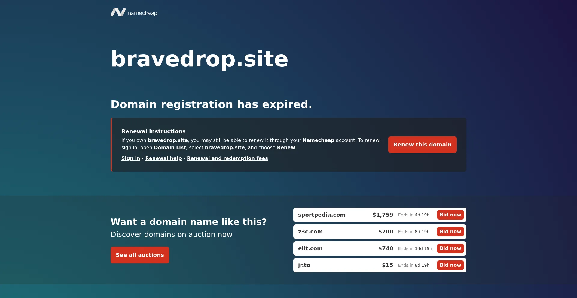 Bravedrop.site