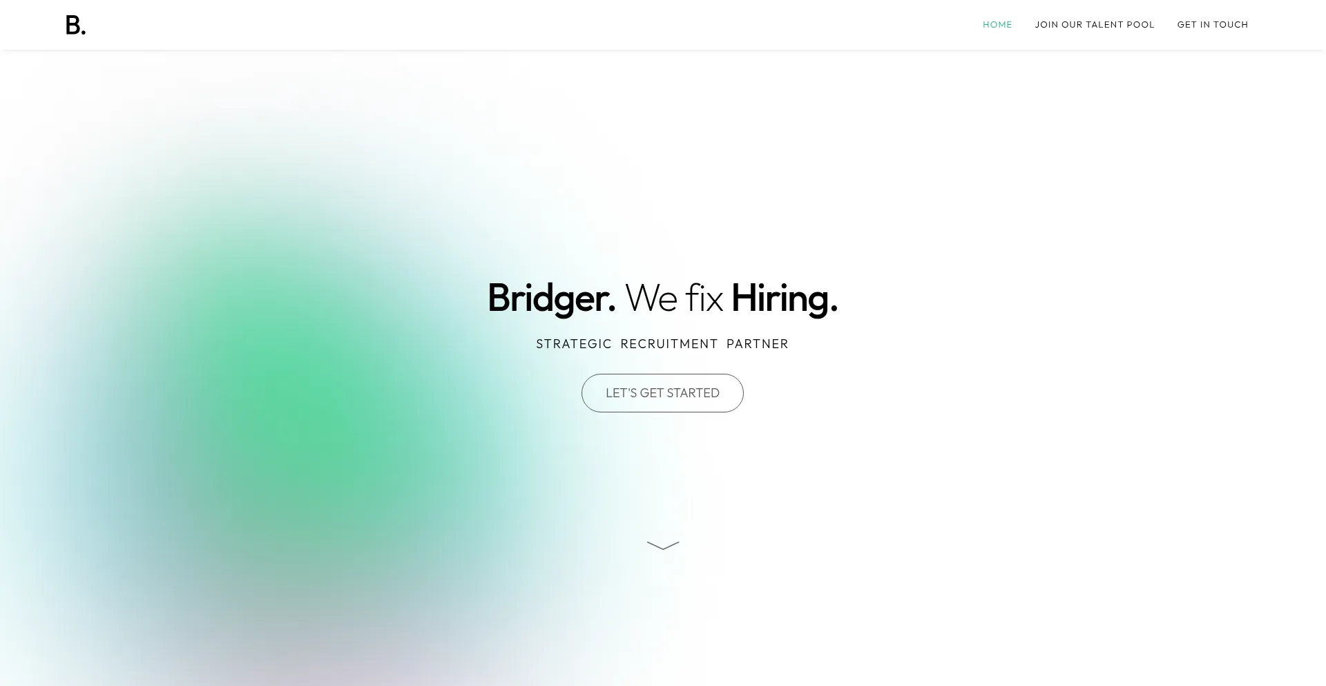 Website screenshot of Bridgerhq.com
