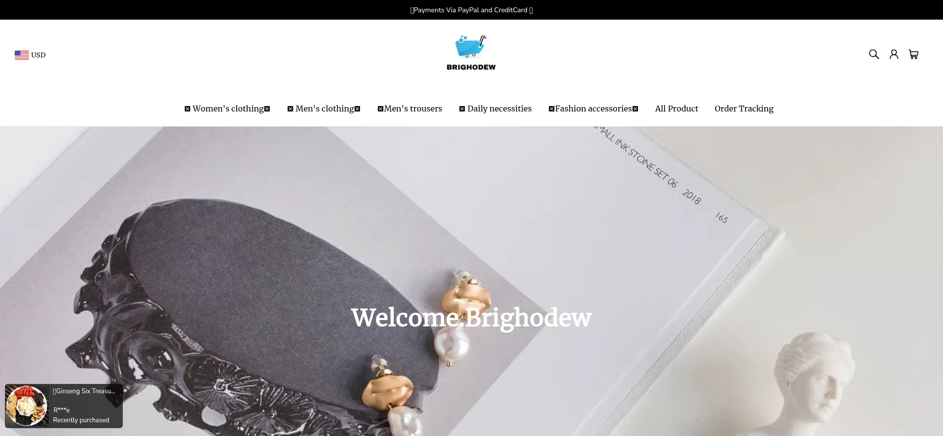 Website screenshot of Brighodew.com