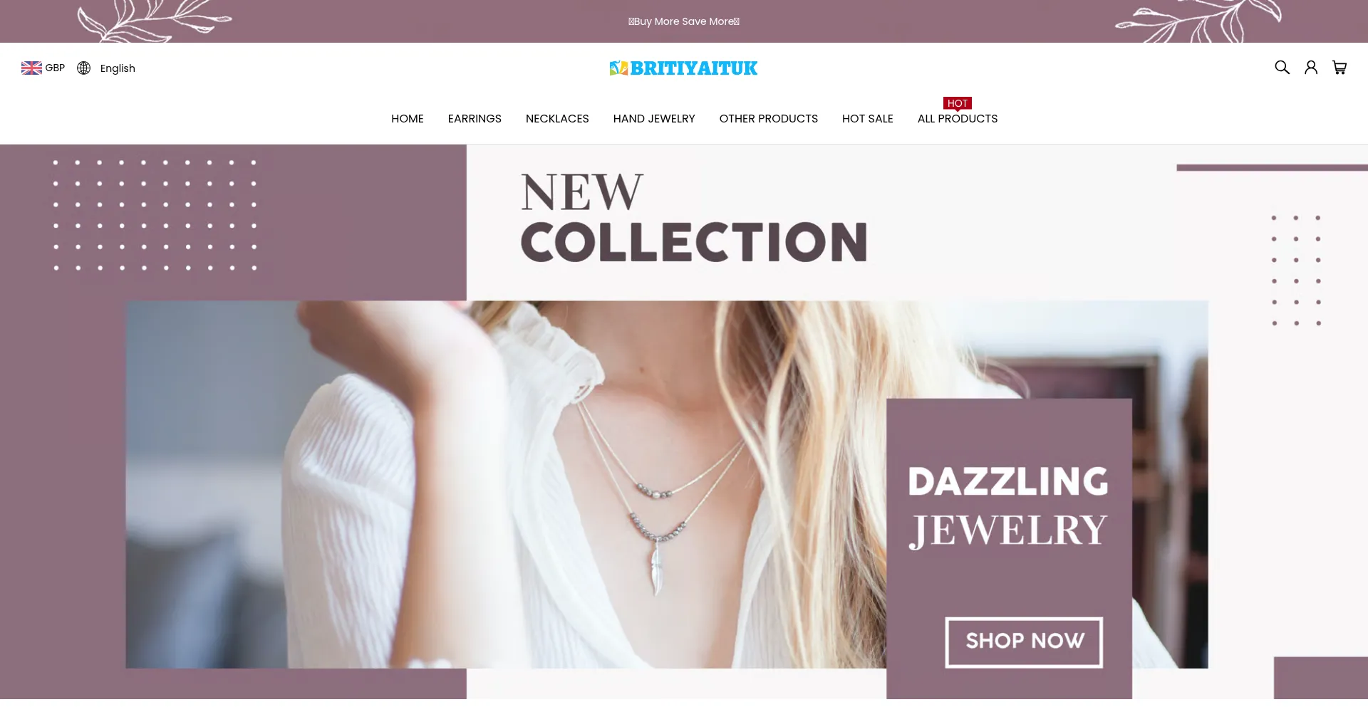 Website screenshot of Britiyaituk.com