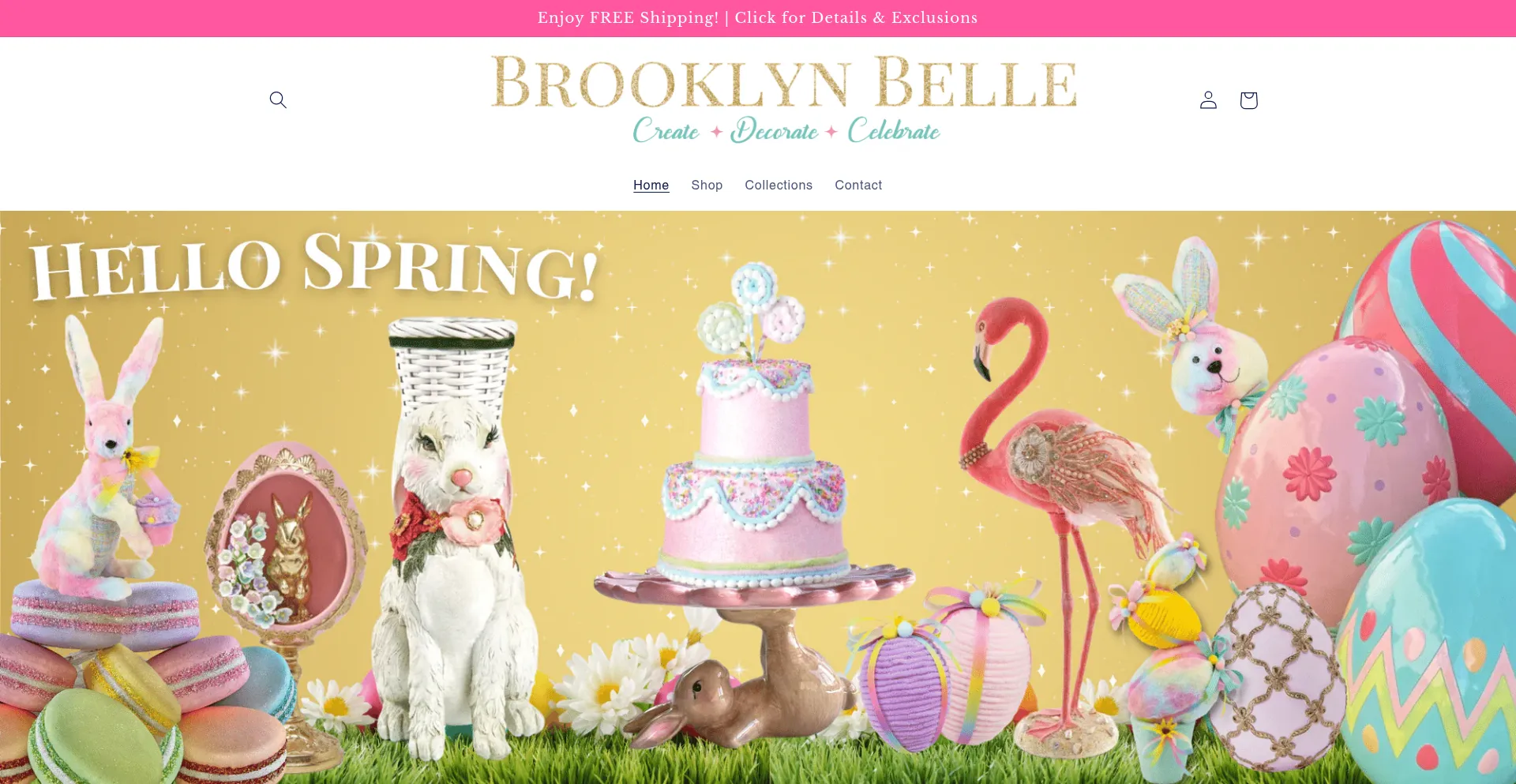 Website screenshot of Brooklynbelle.com