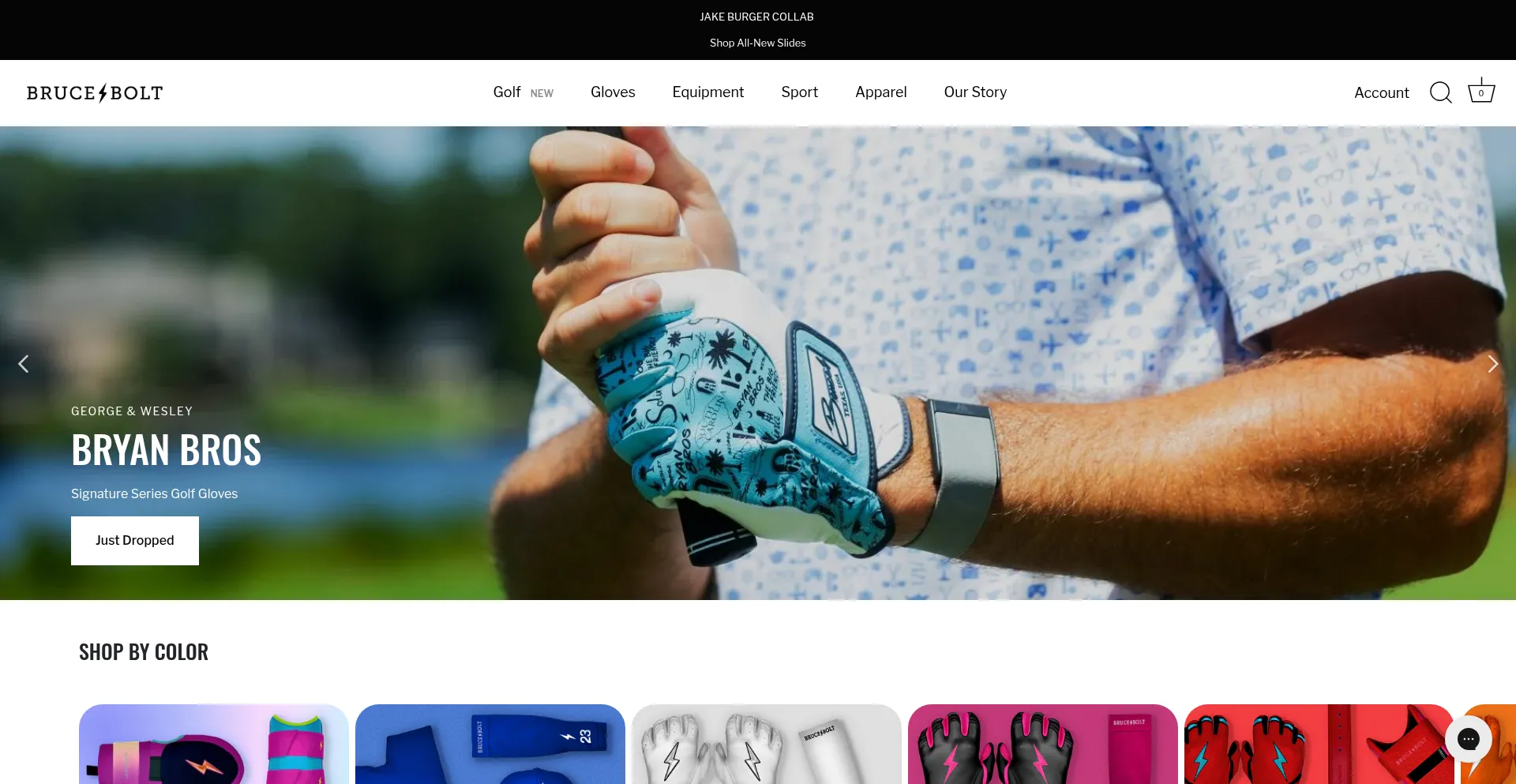 Website screenshot of Brucebolt.us
