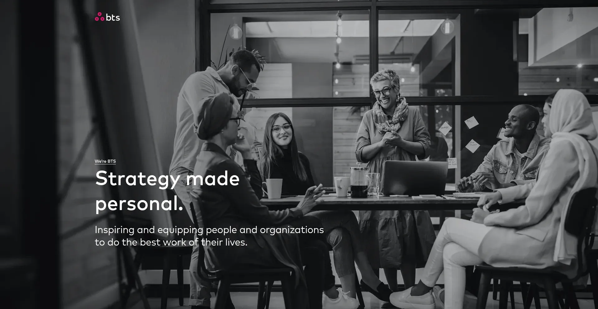 Website screenshot of Bts.com