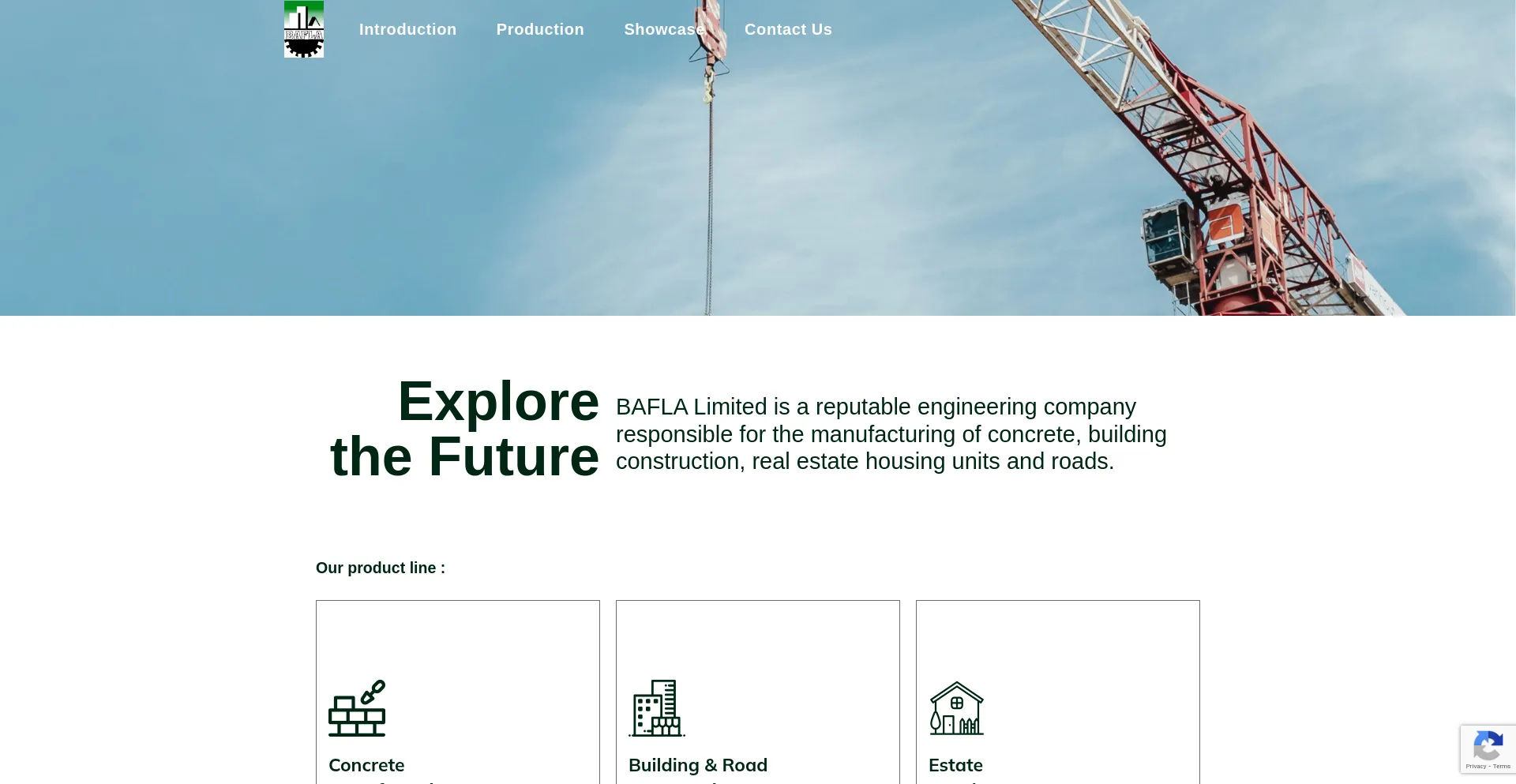 Website screenshot of Buildbafla.com