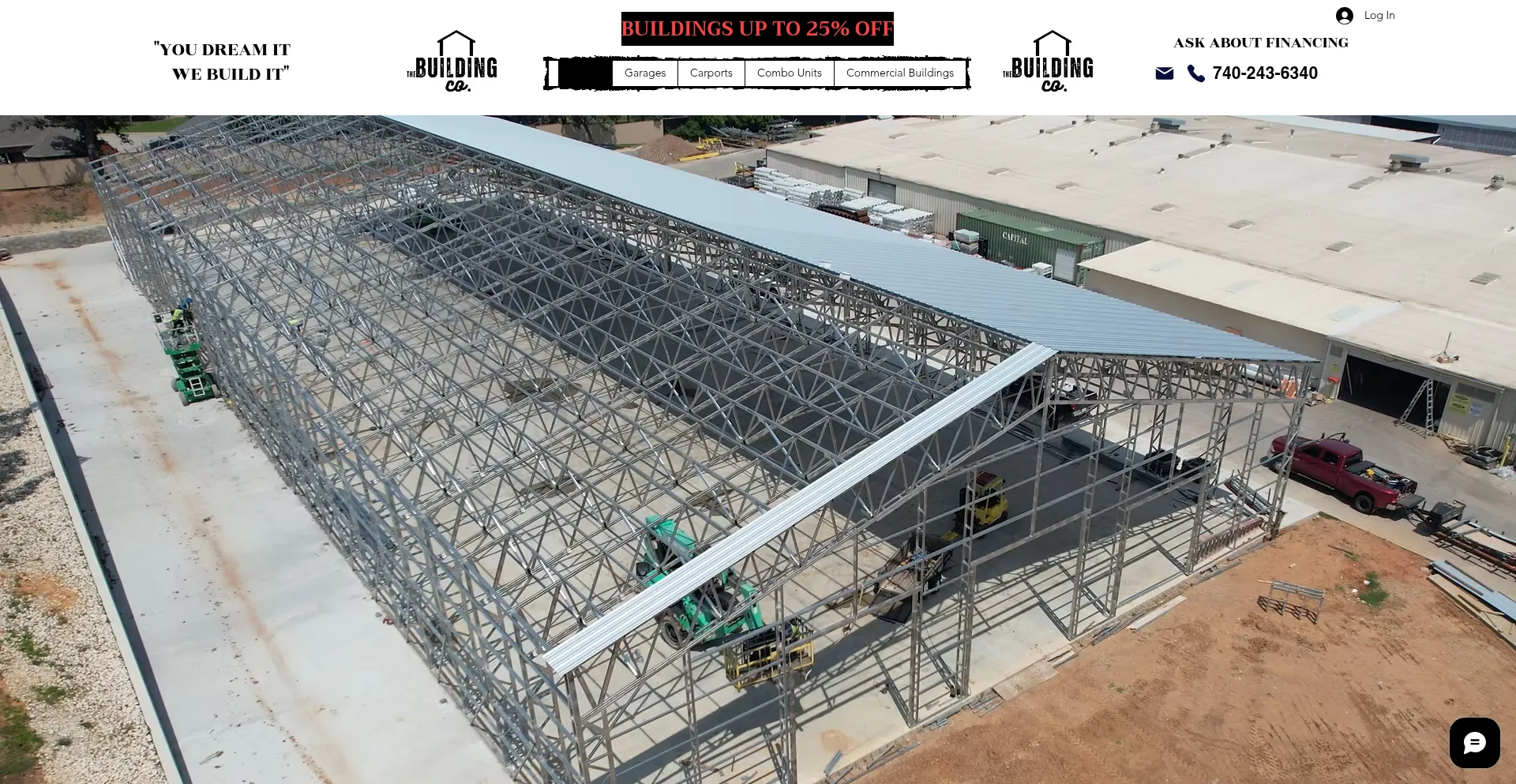 Website screenshot of Buildingco.co