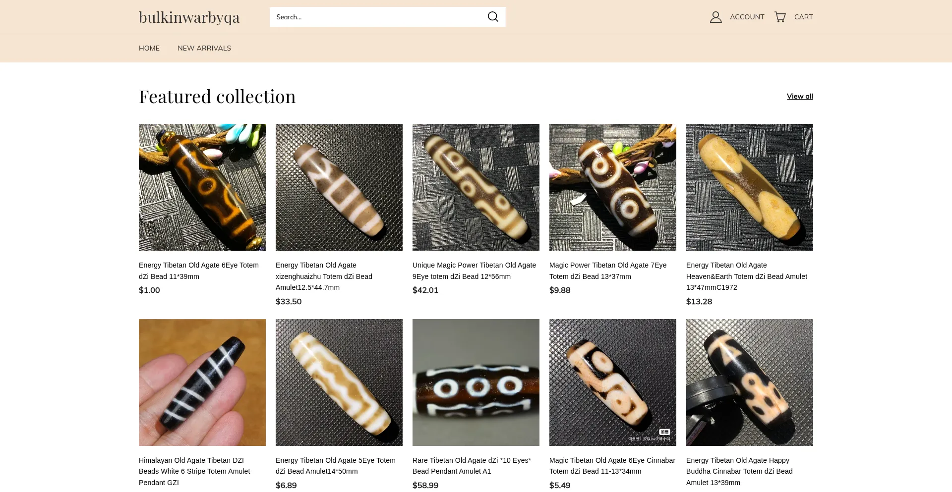 Website screenshot of Bulkinwarbyqa.myshoplaza.com