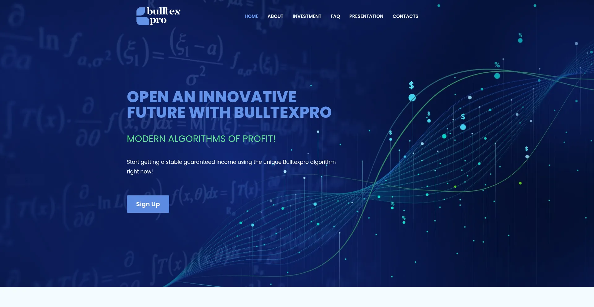 Website screenshot of Bull.bulltexpro.com