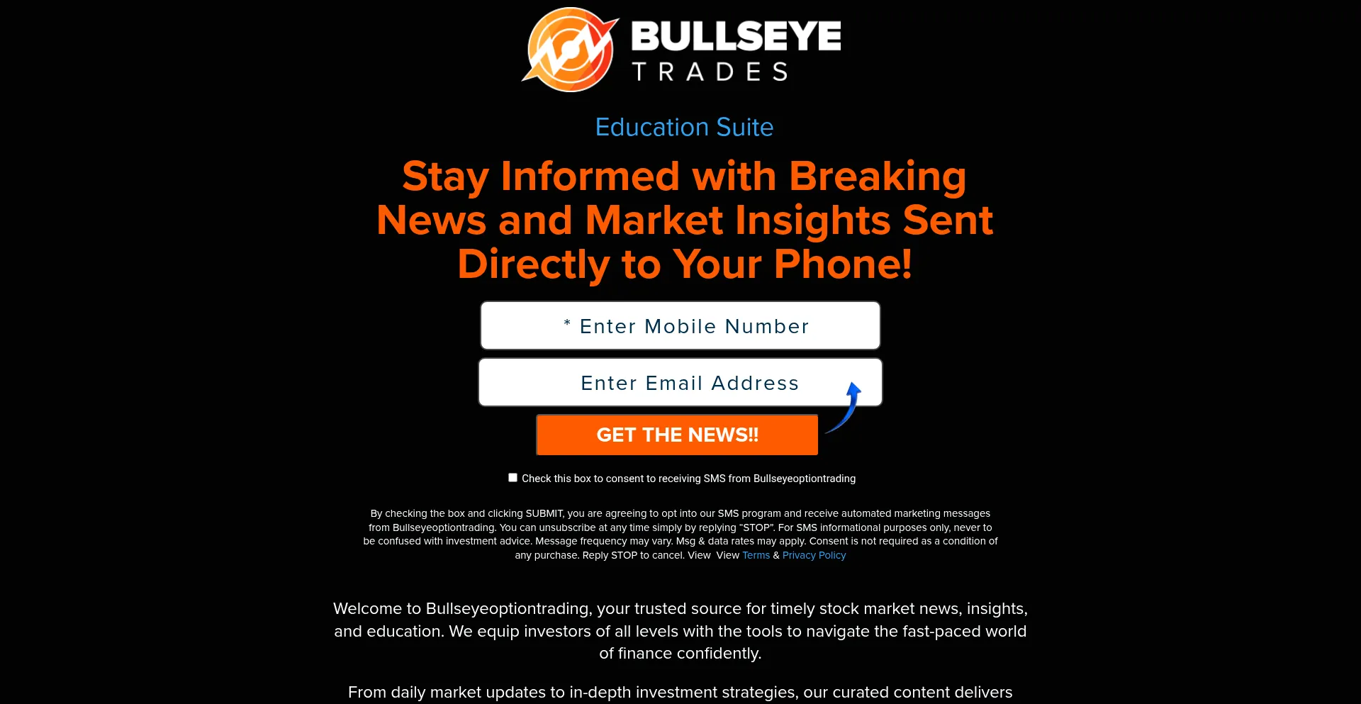 Bullseyeoptiontrading.com