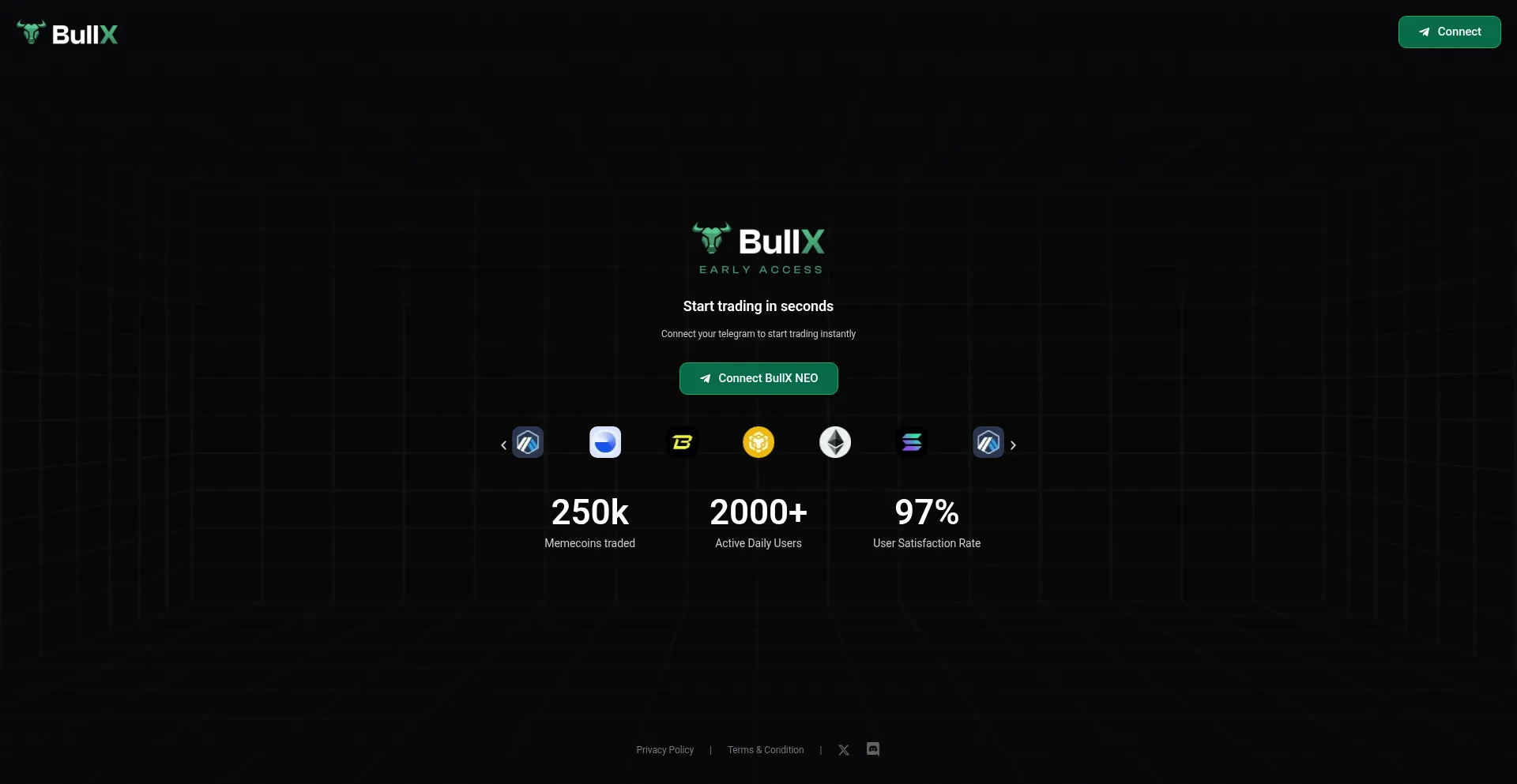 Website screenshot of Bullxneo.cc
