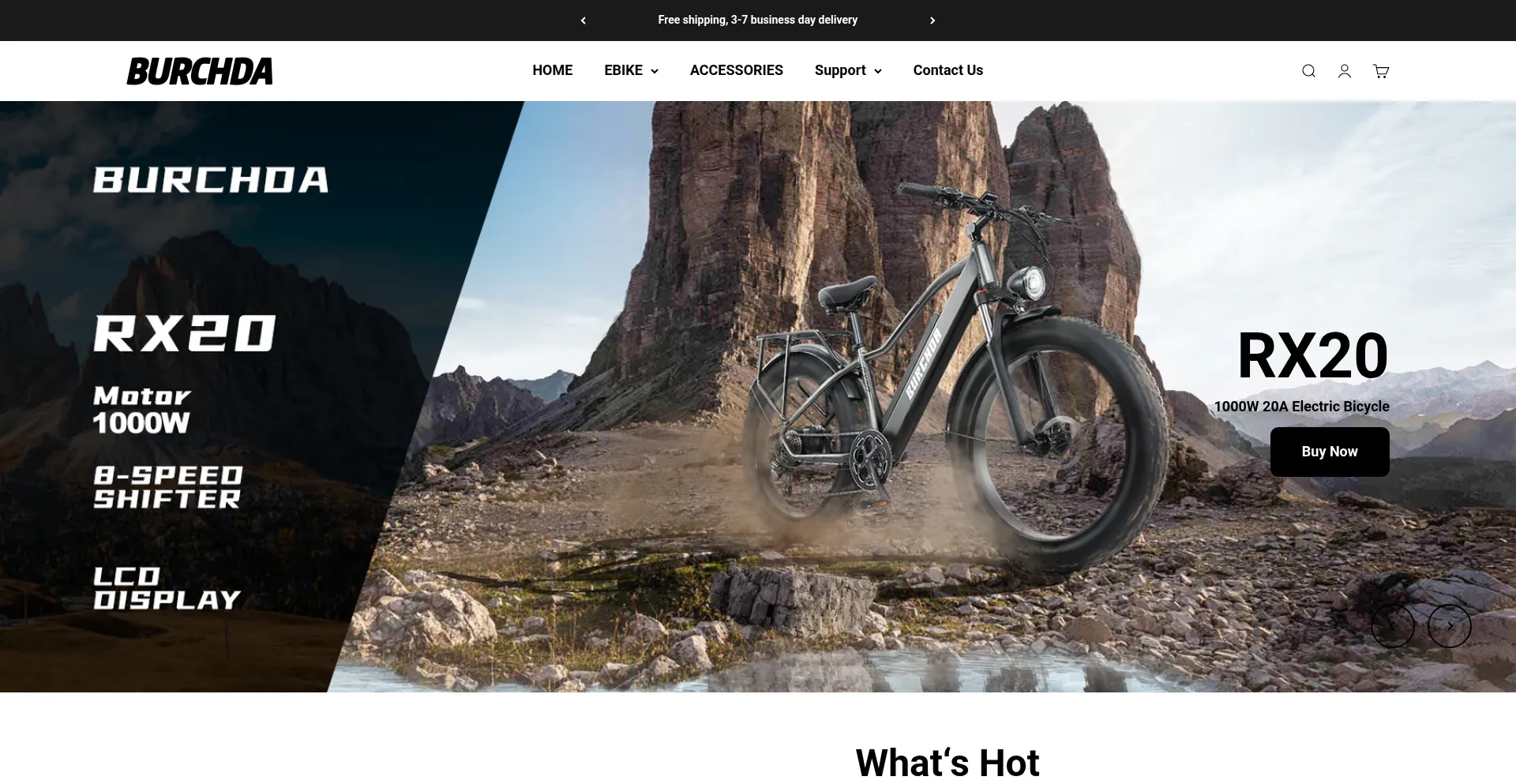 Website screenshot of Burchda.net