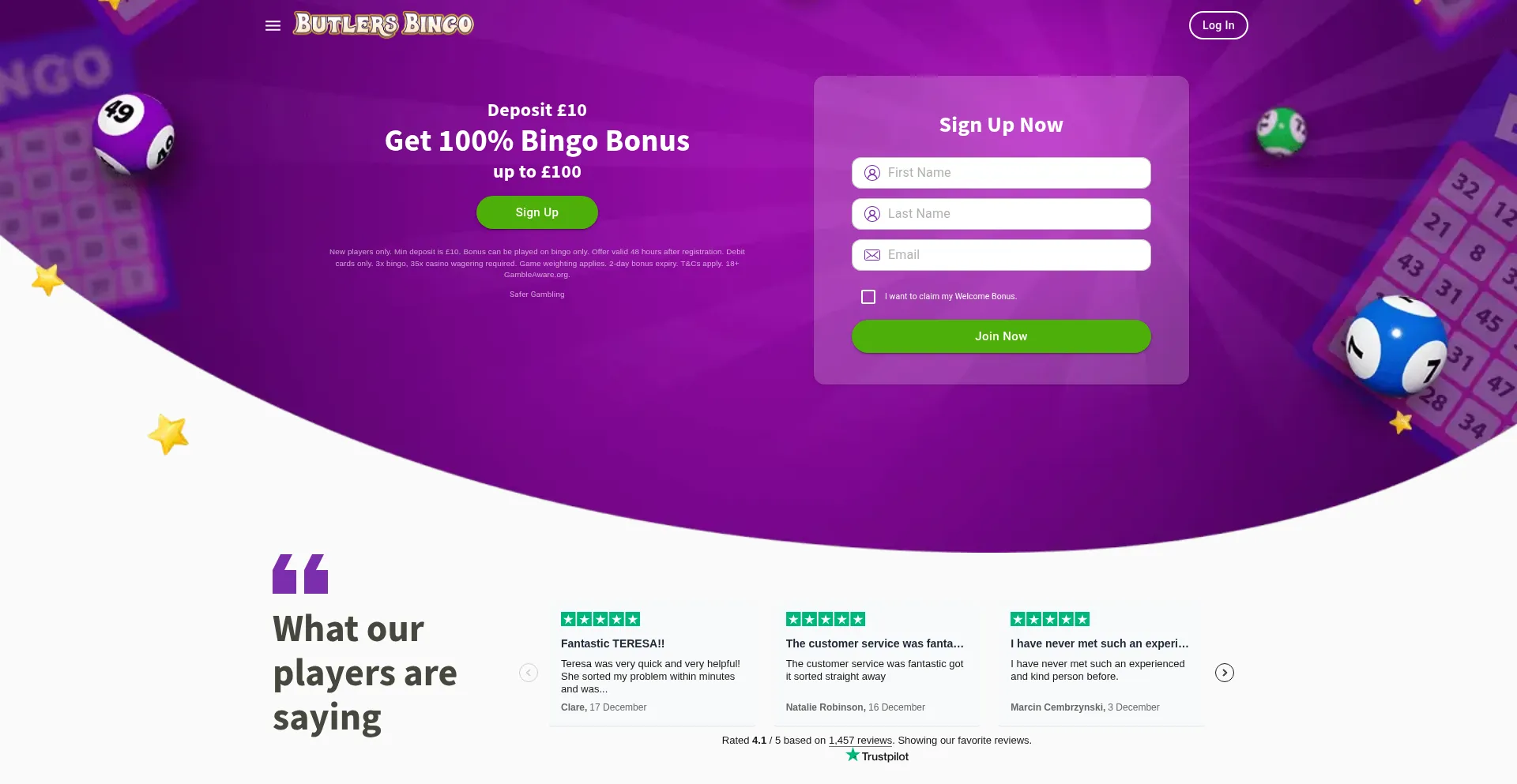 Butlersbingo.com