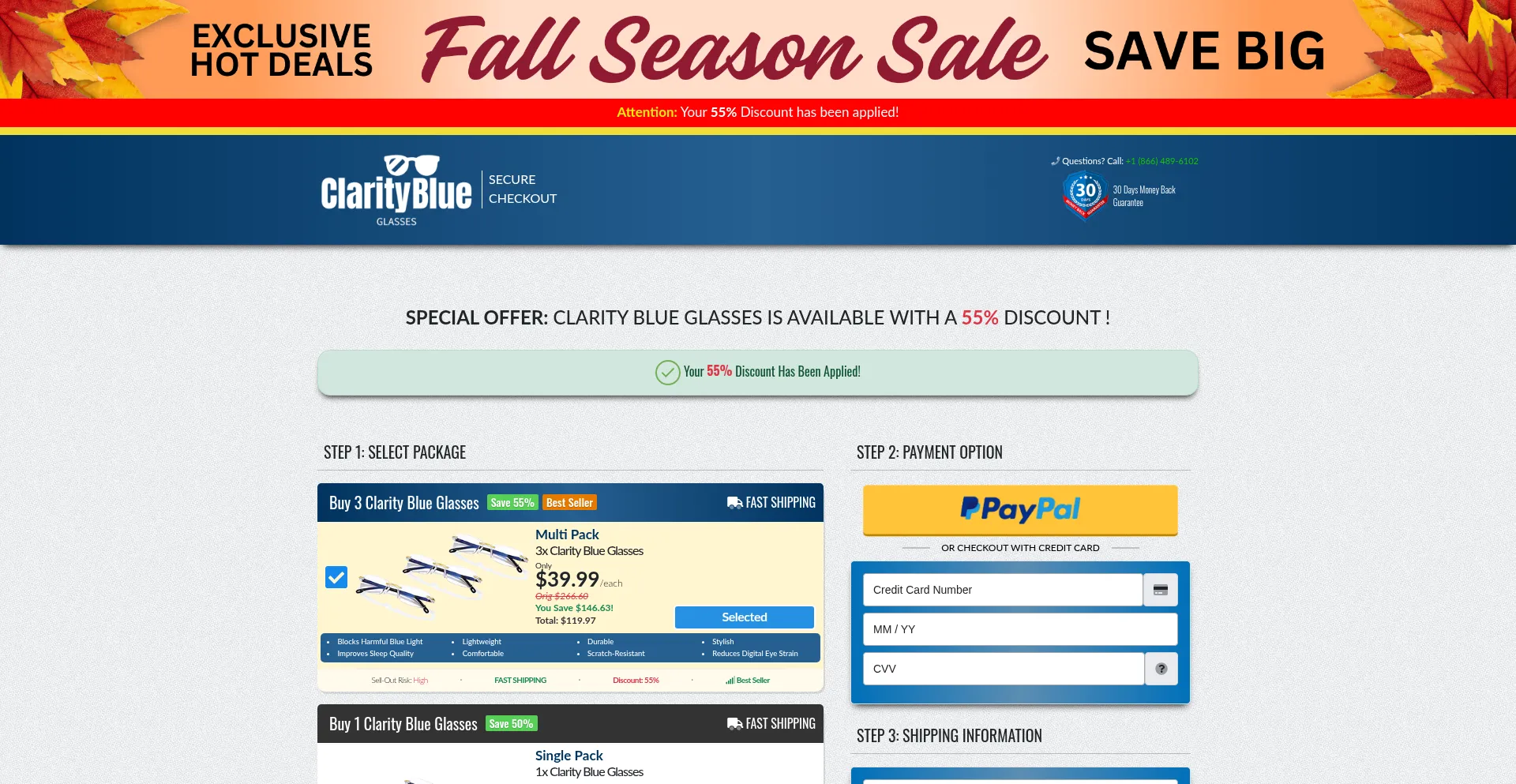 Buyclarityblueglasses.com