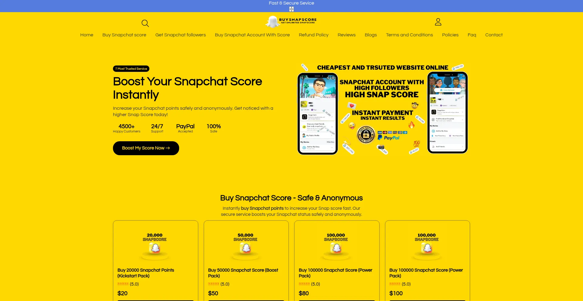 Buysnapscore.com