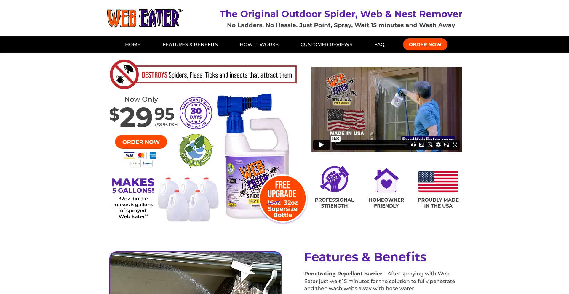 Website screenshot of Buywebeater.com