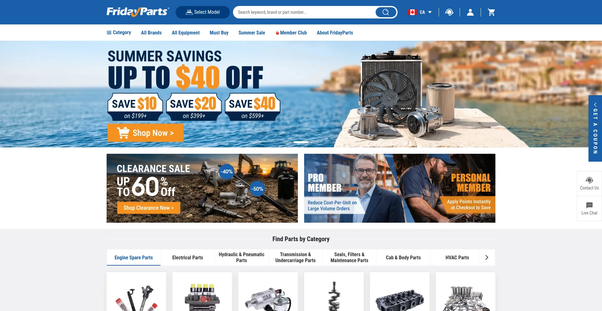 Ca.fridayparts.com
