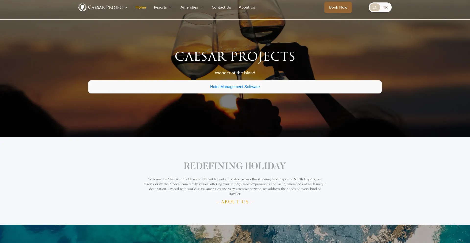 Website screenshot of Caesar-projects.com