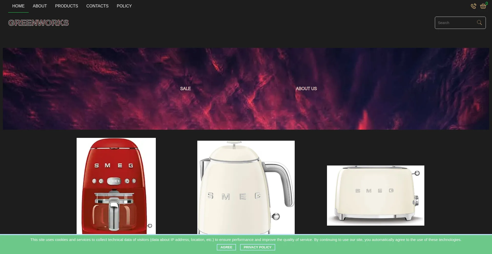 Website screenshot of Calmrhythm.life