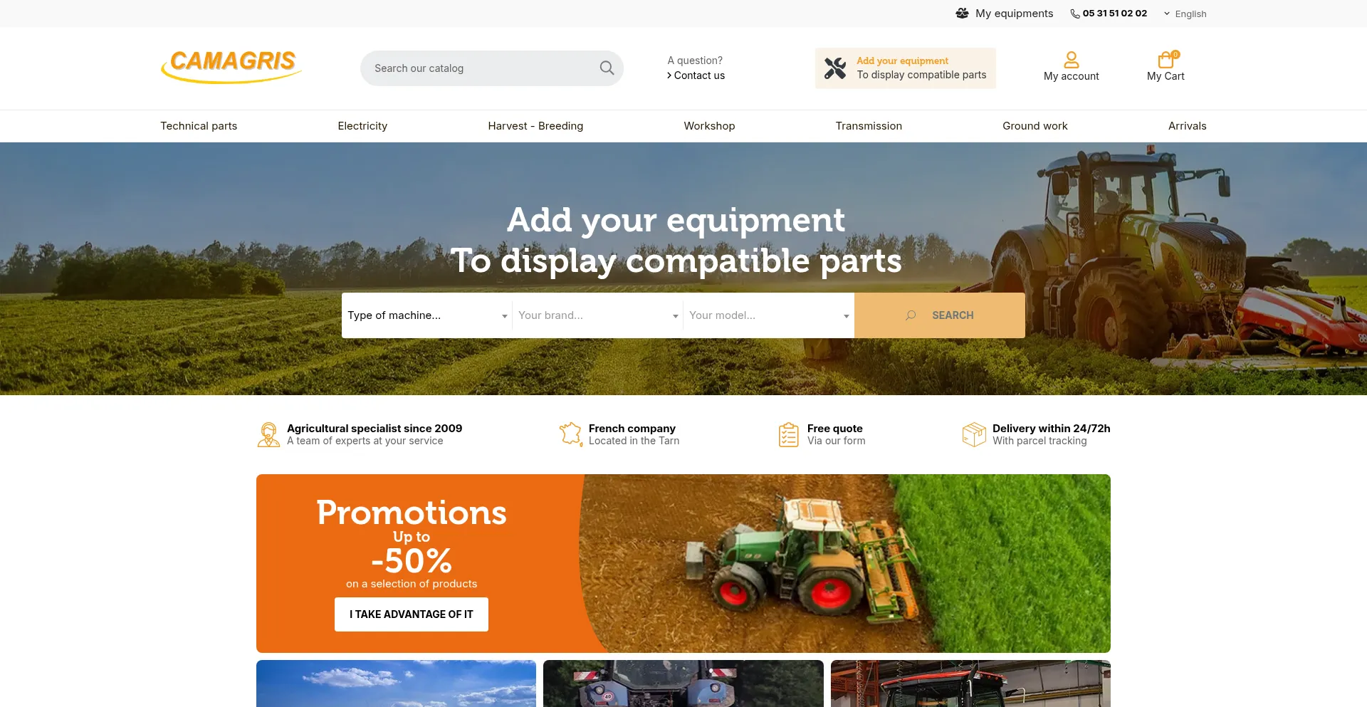 Cam-agri-parts.fr