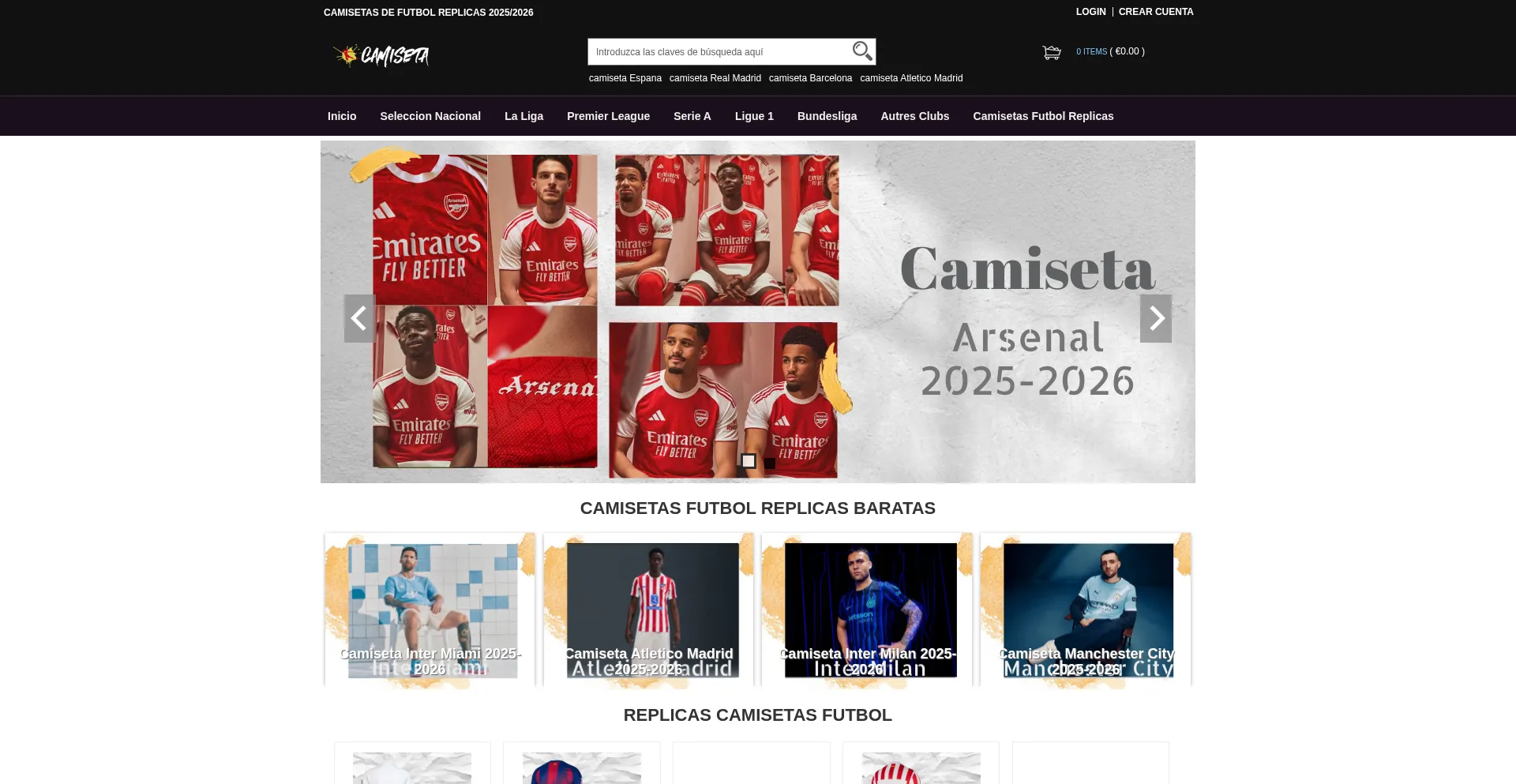 Camisetasfutbol-replicas.com