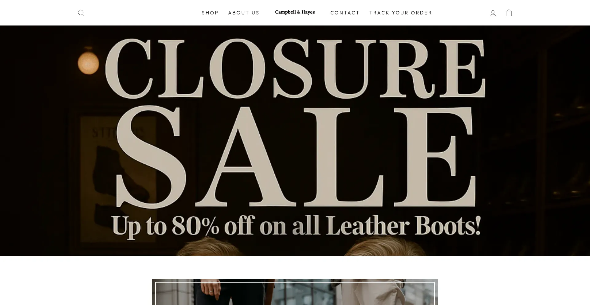 Website screenshot of Campbellandhayes.com